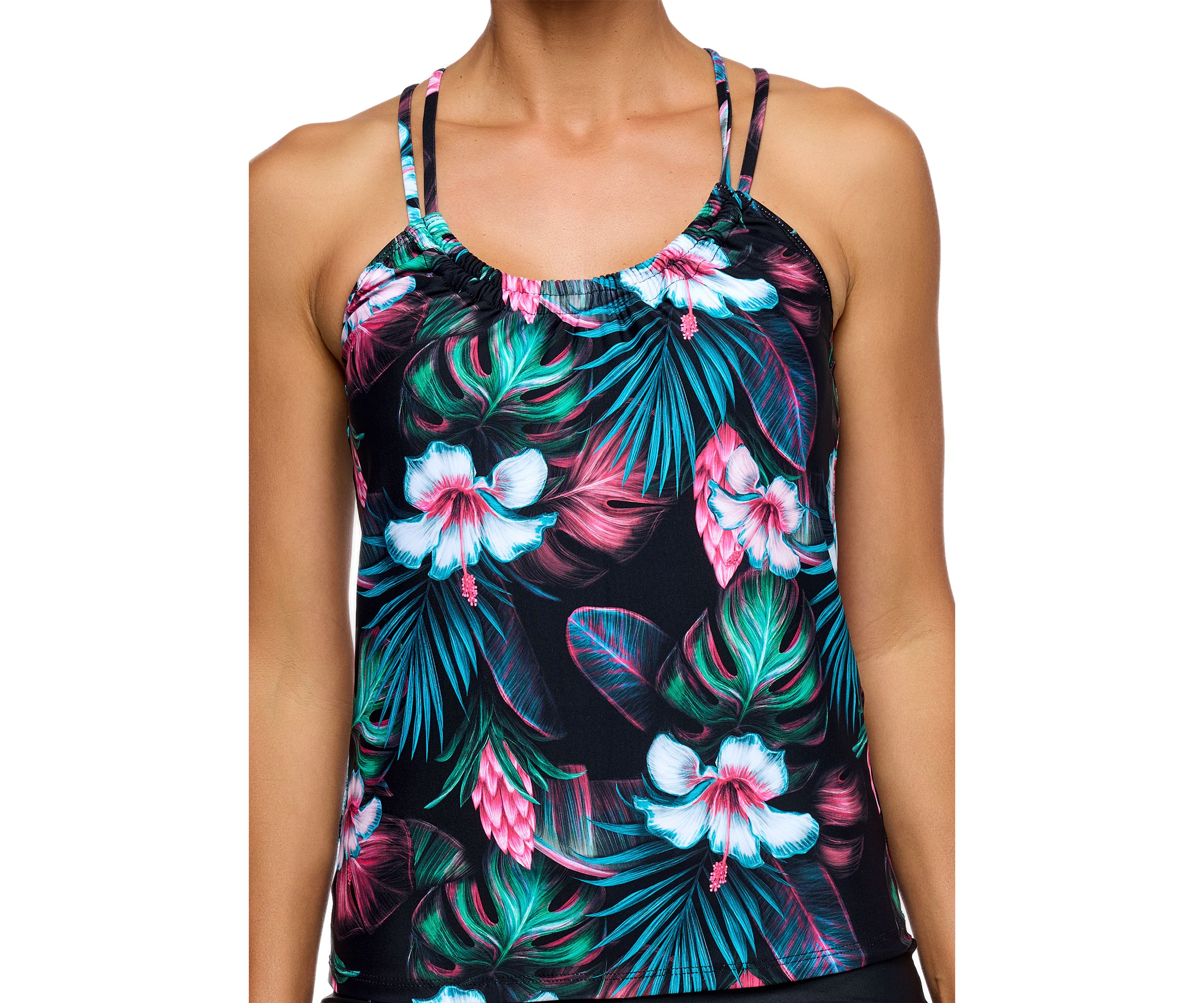 Polynesian Paradise Third Eye Tankini Swim Top