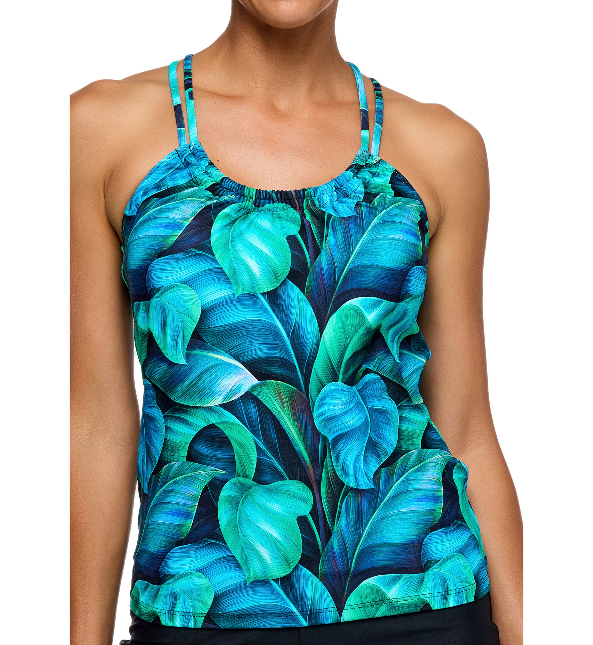 Curacao Palms Third Eye Tankini Swim Top