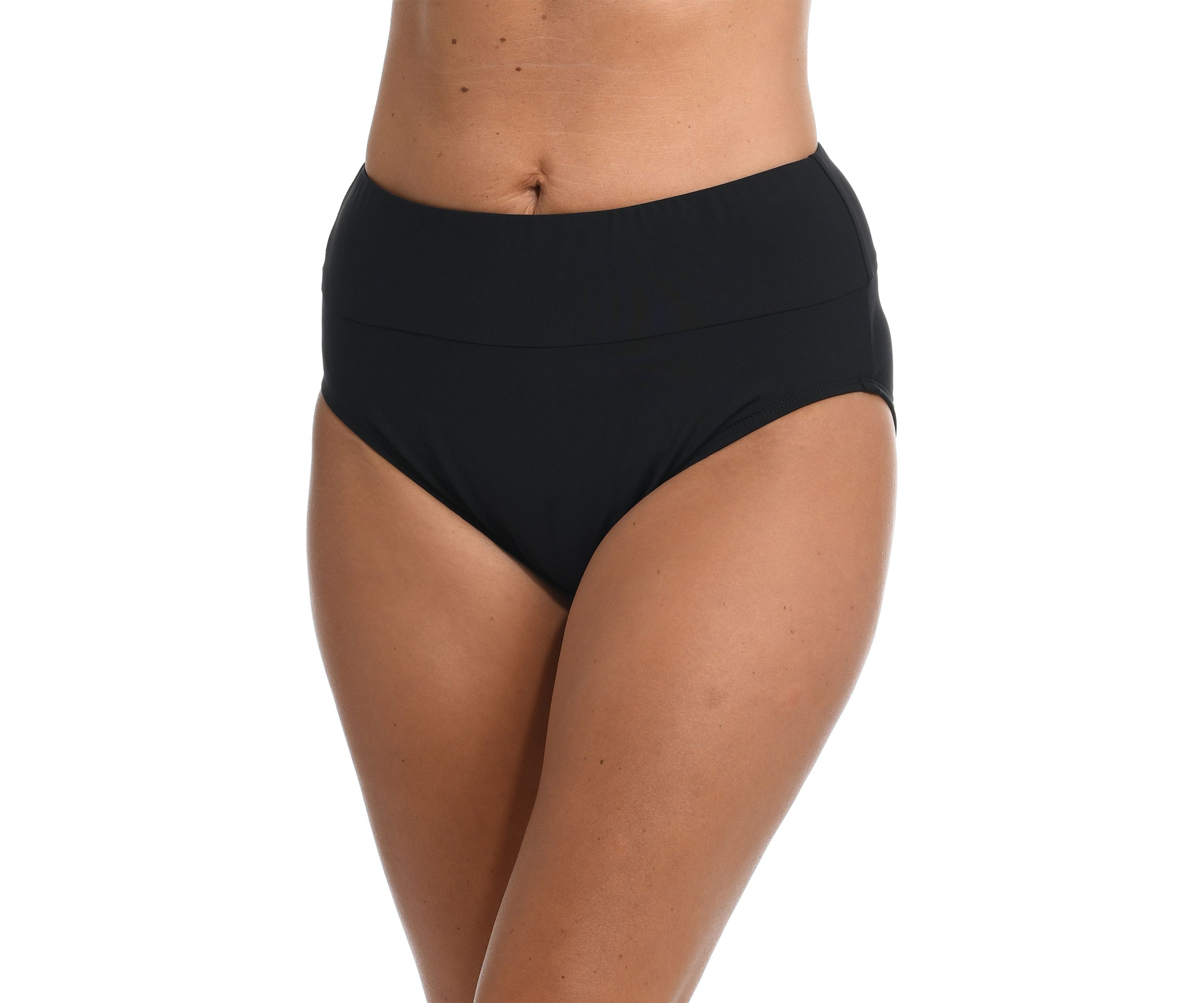 Mid Waist Swim Bottoms
