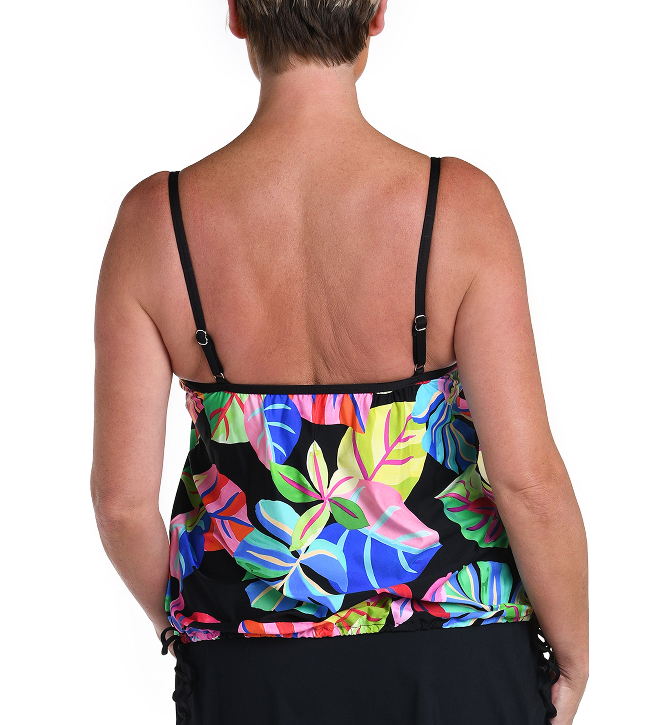 Blouson Tankini Swim Top