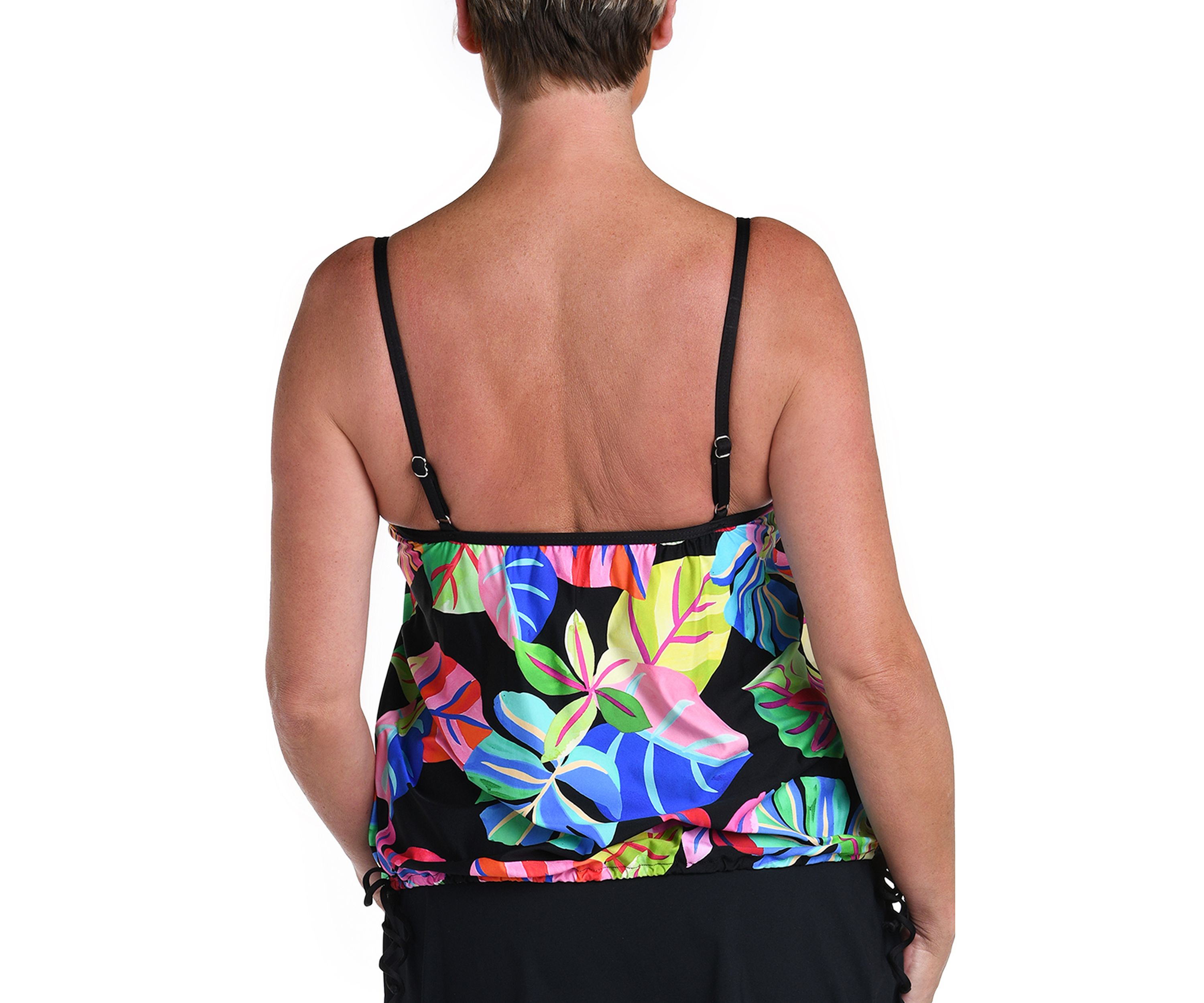Blouson Tankini Swim Top
