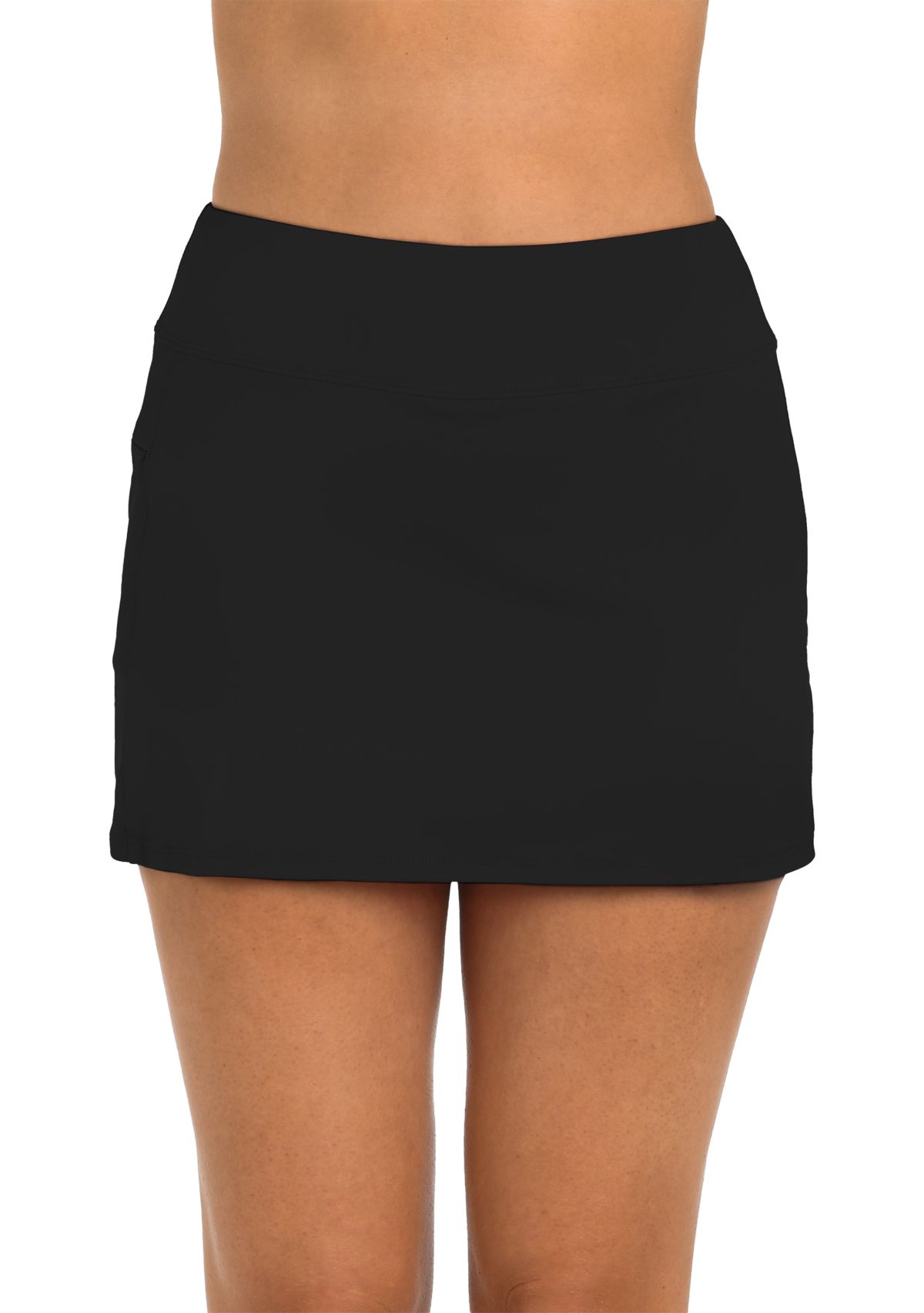 Solid Swim Skort