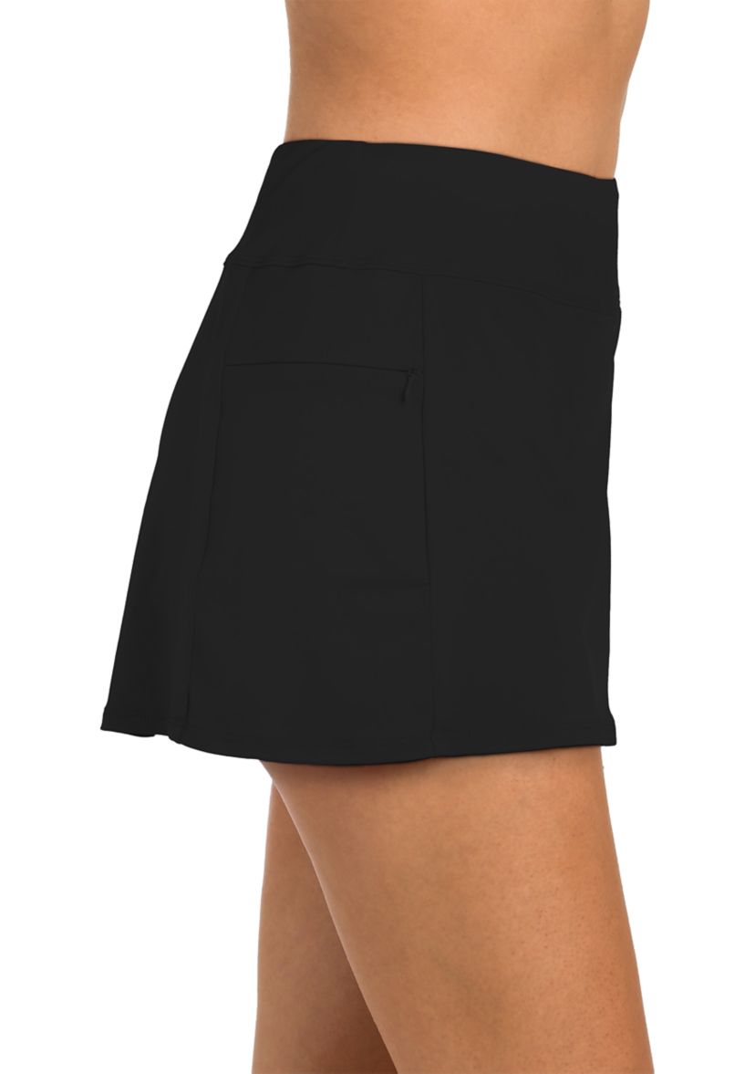 Solid Swim Skort