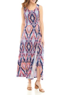 New Directions® Sleeveless Printed Maxi Dress | belk