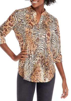 tiger print top for girls