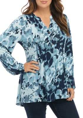 Wonderly Women's Tunic Henley Top | belk