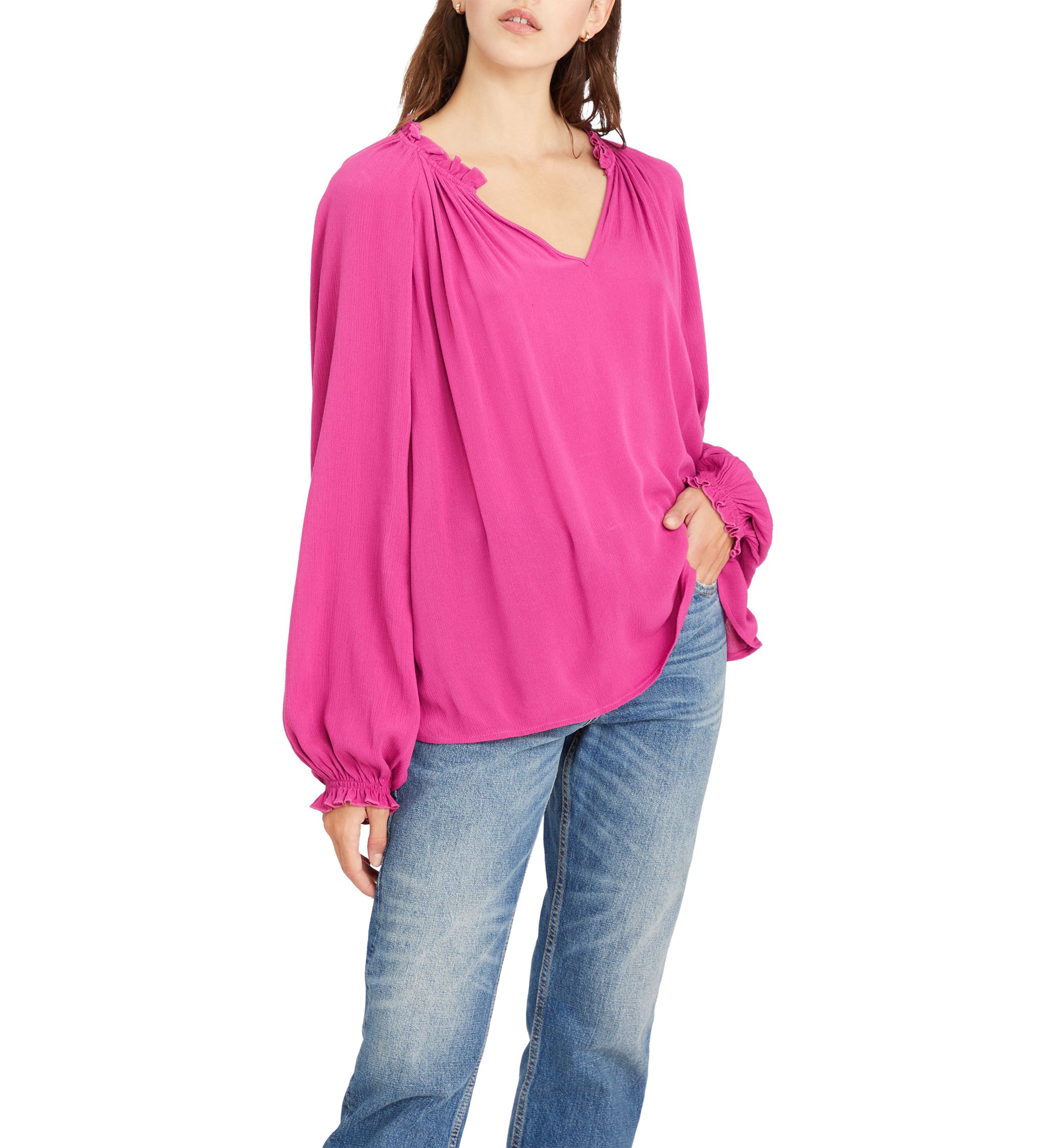 Womens Eva Blouson Blouse 