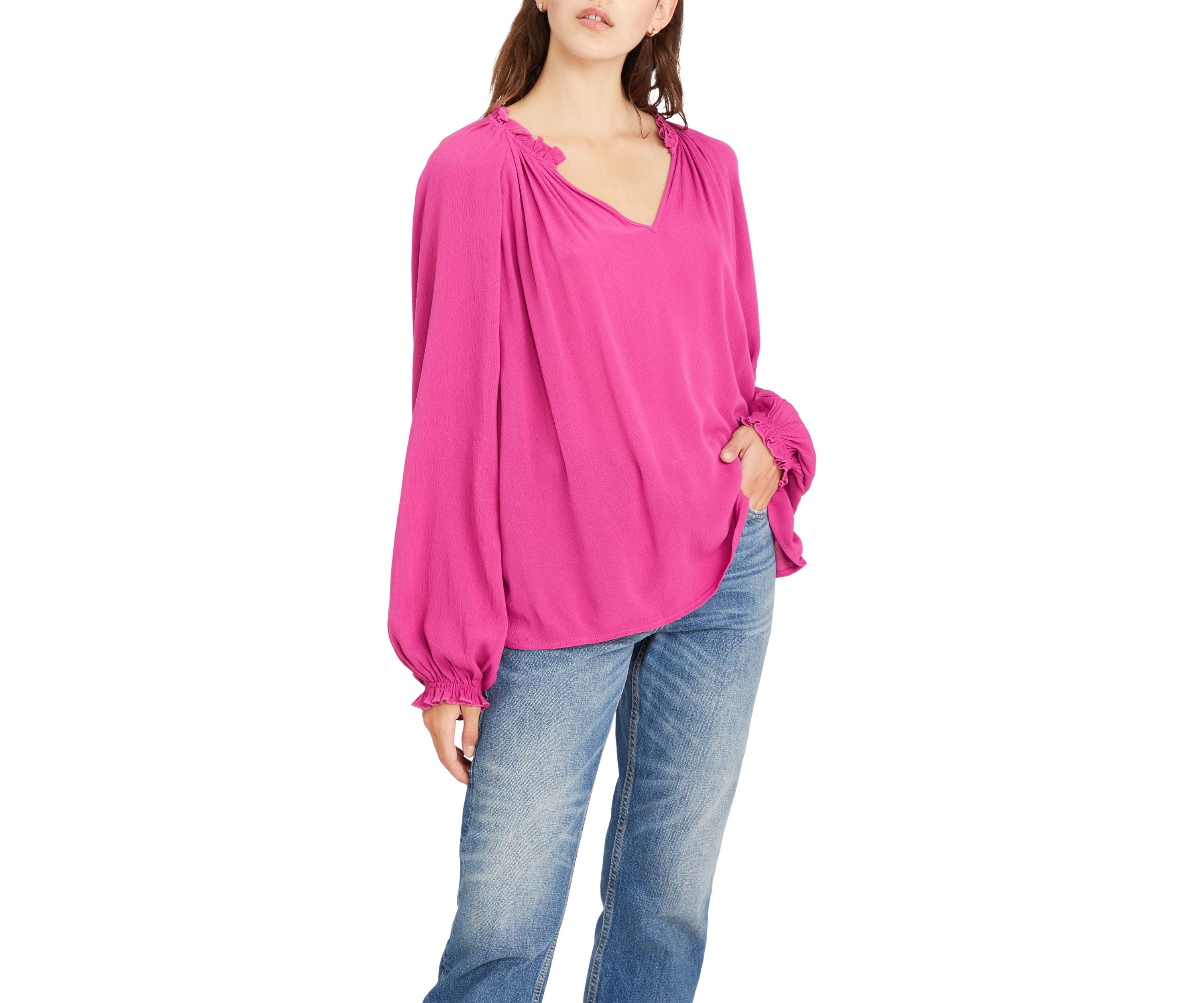 Womens Eva Blouson Blouse 
