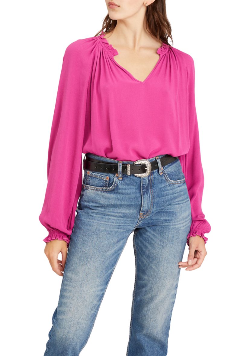 Womens Eva Blouson Blouse 