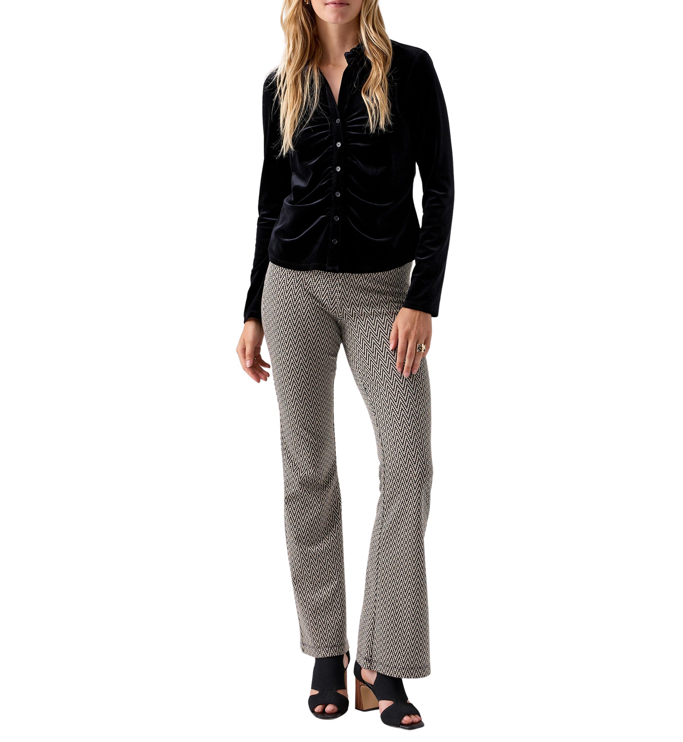 Dreamgirl Velvet Button Up Shirt 