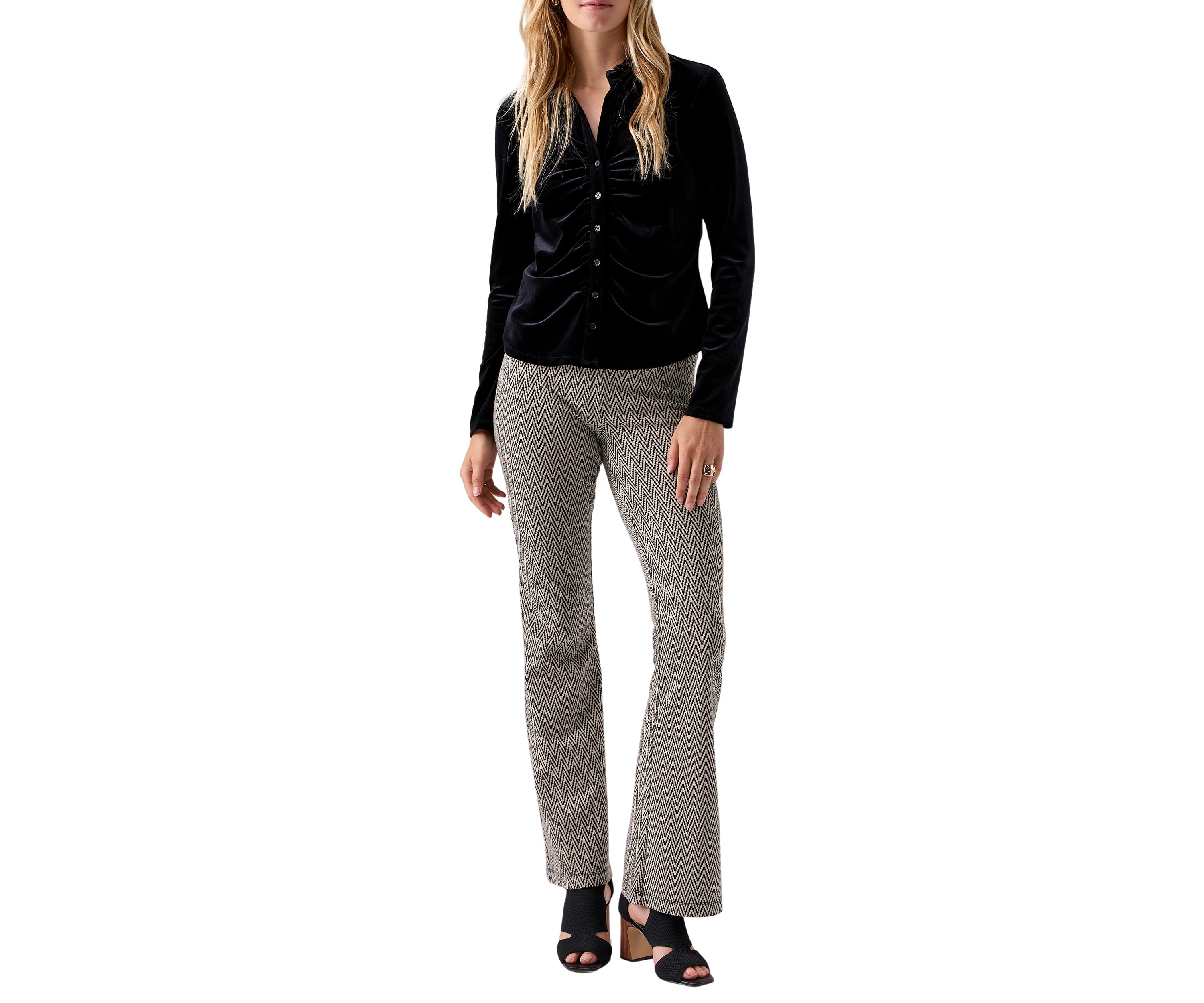 Dreamgirl Velvet Button Up Shirt 