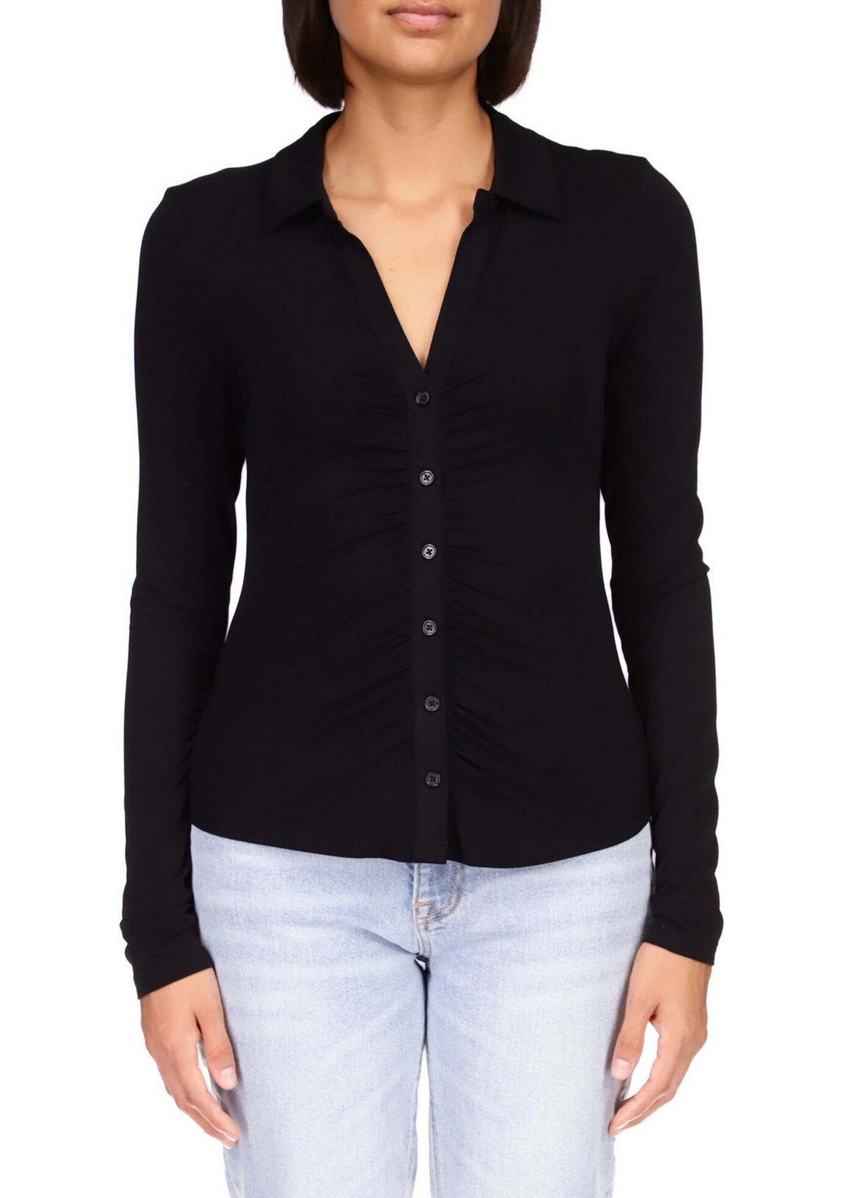 Womens Dreamgirl Button Up Top