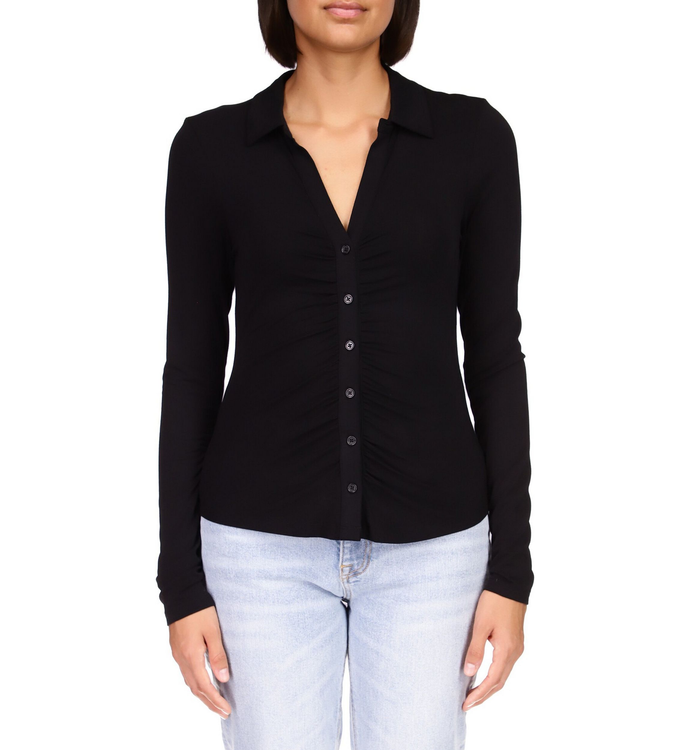 Womens Dreamgirl Button Up Top