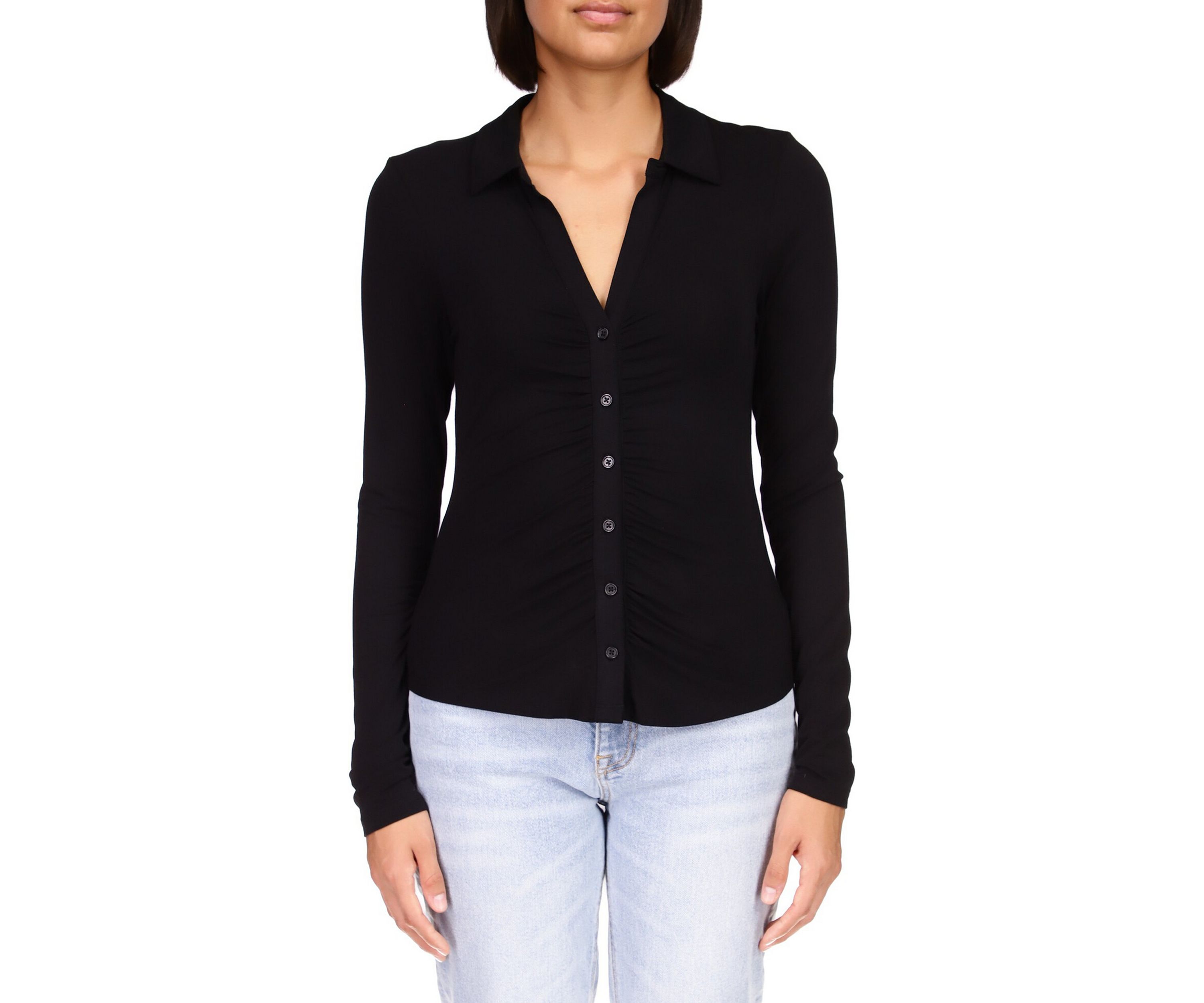 Womens Dreamgirl Button Up Top