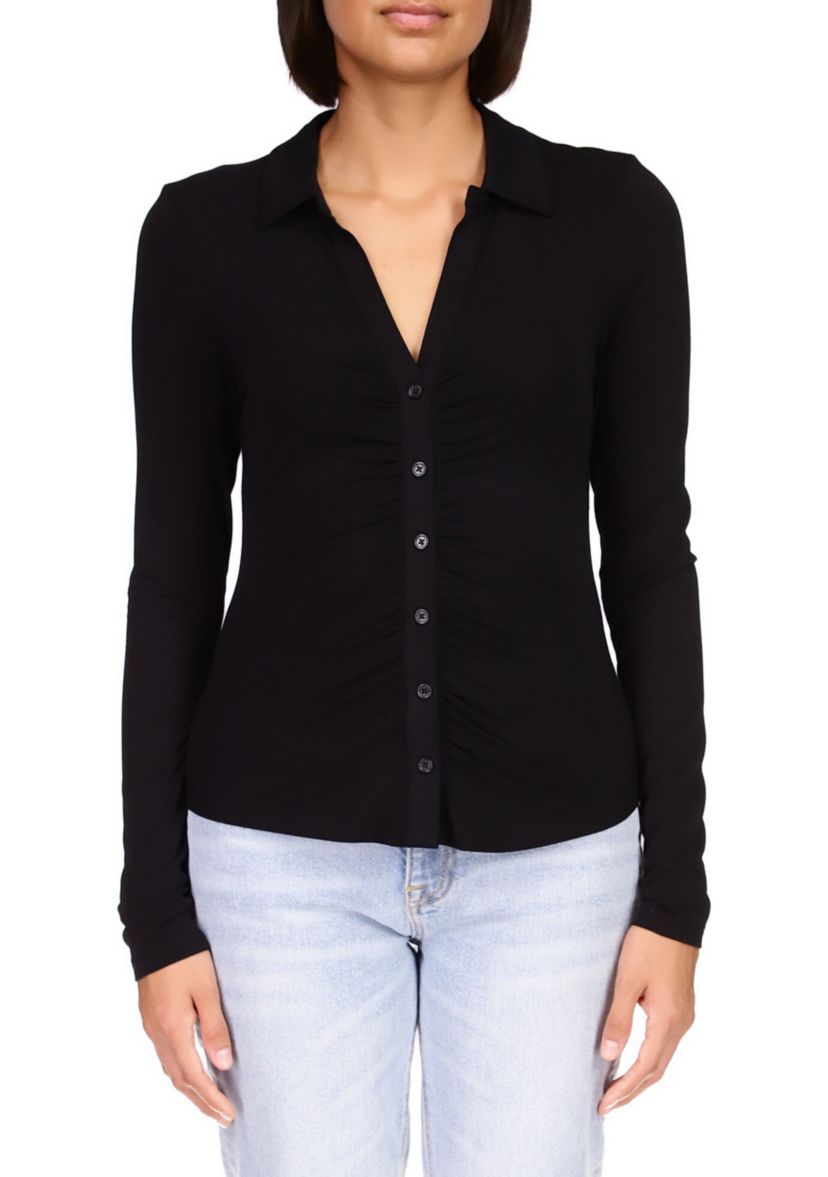 Womens Dreamgirl Button Up Top