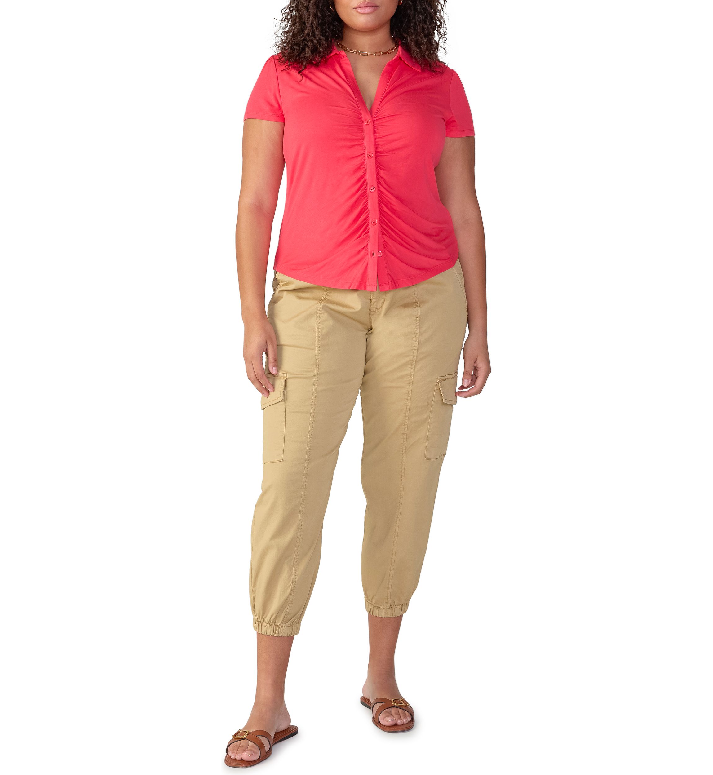Plus Size Dream Button Up Top