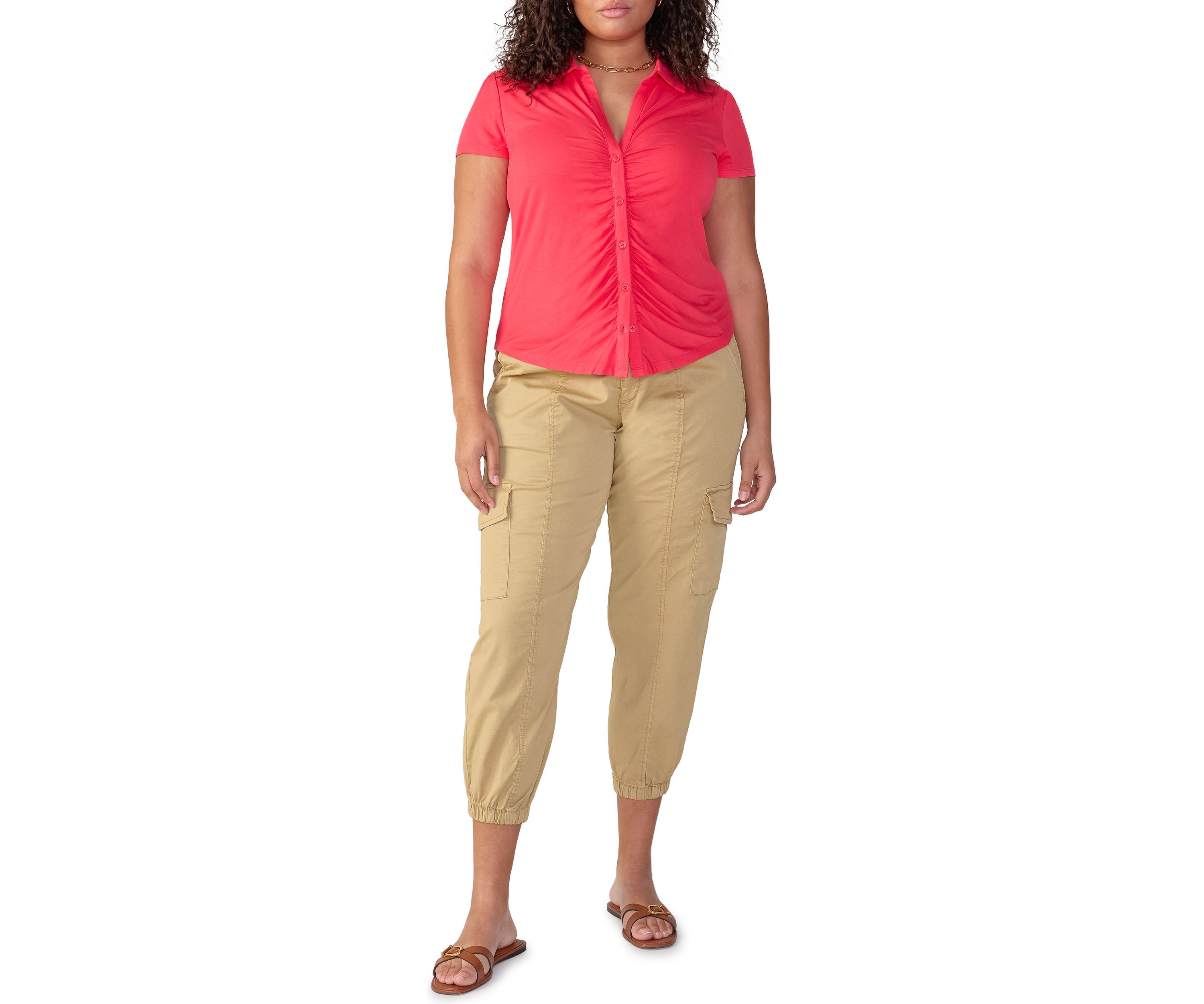 Plus Size Dream Button Up Top