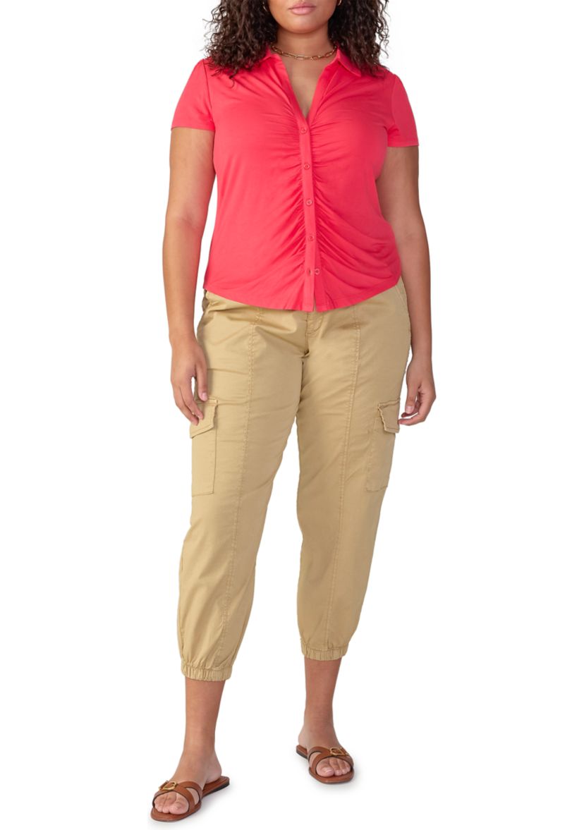 Plus Size Dream Button Up Top