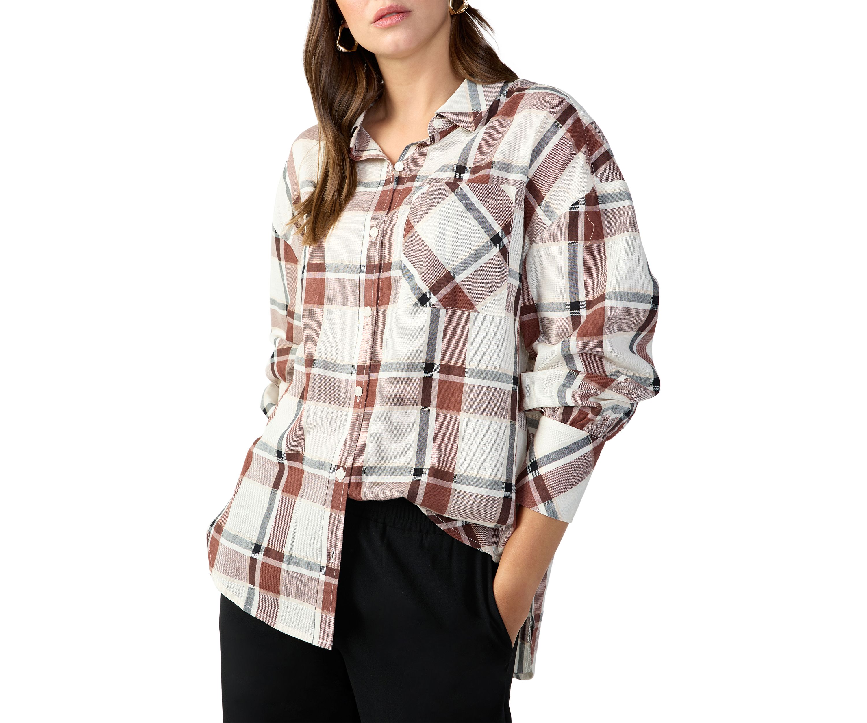 Womens Drop Shoulder Tunic Top