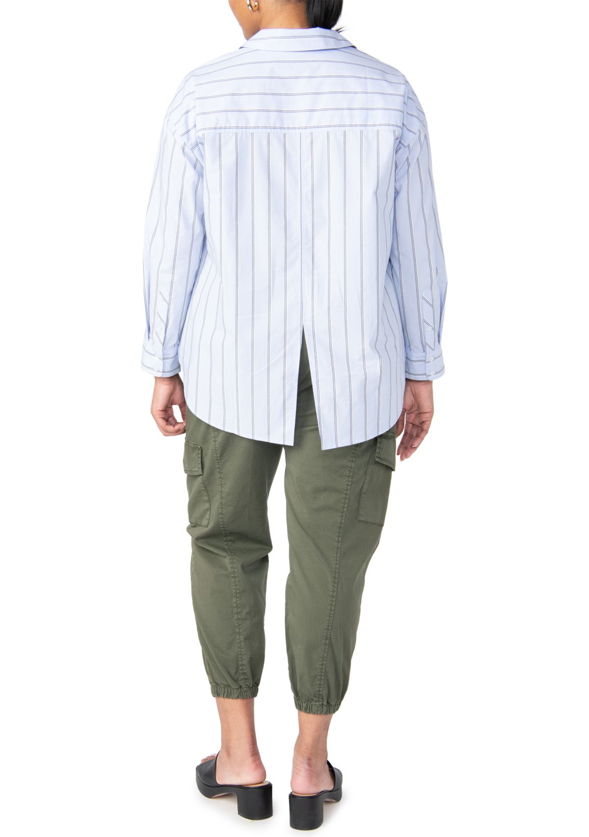 Plus Size Slit Back Tunic