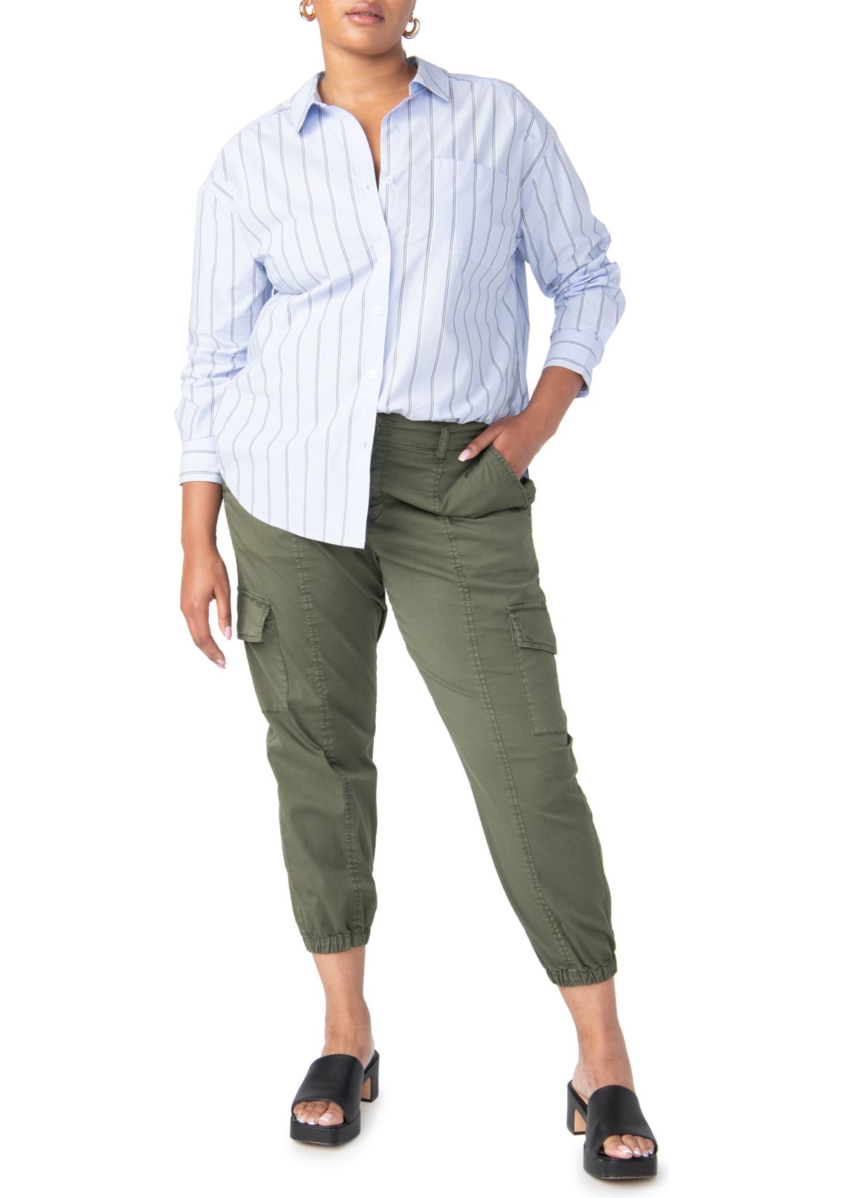 Plus Size Slit Back Tunic