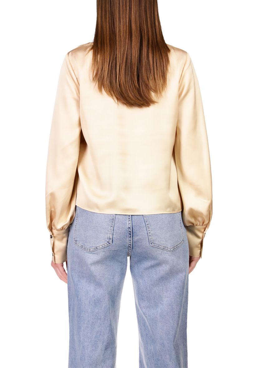 Womens Extended Cuff Blouse