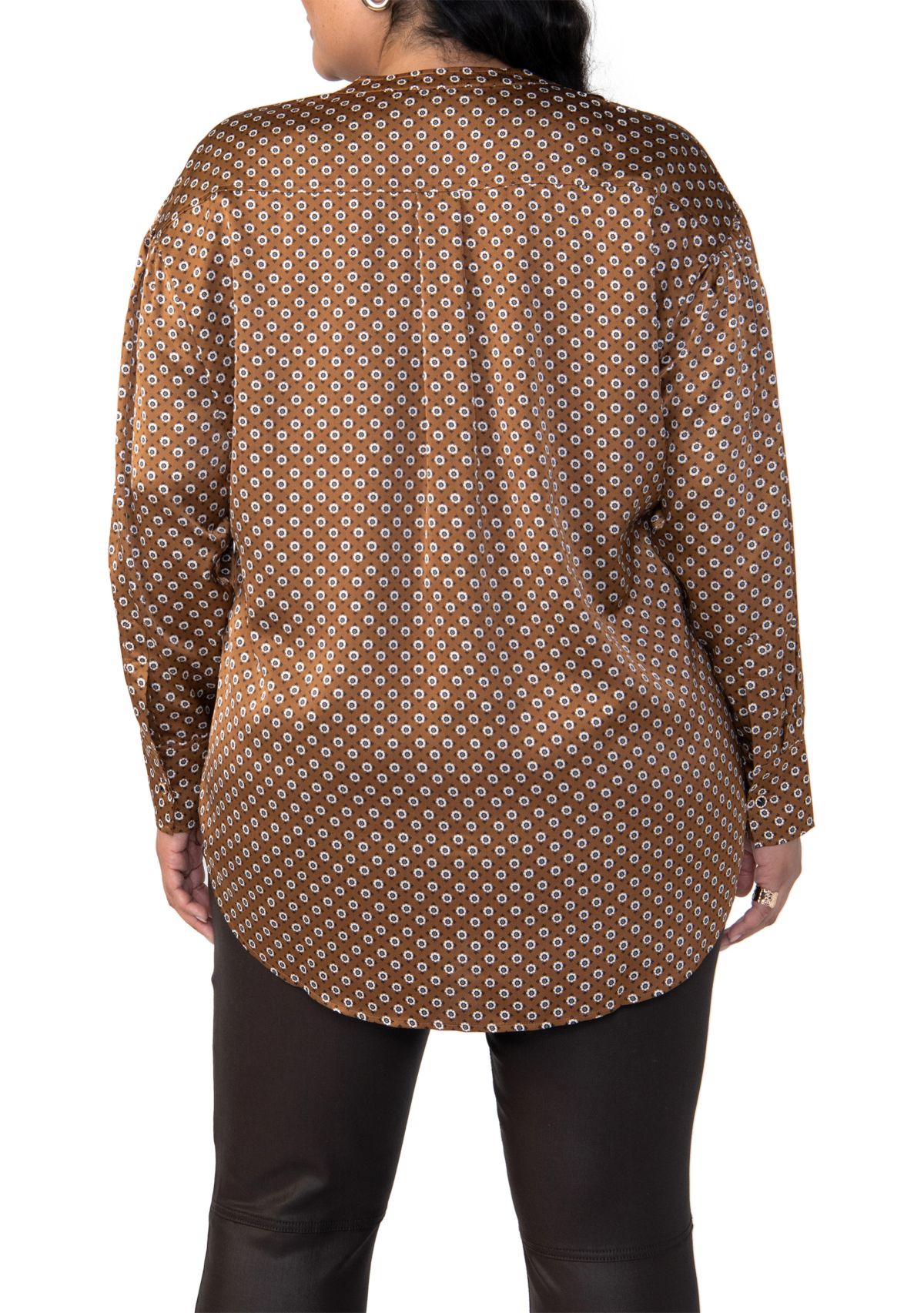 Plus Size Relaxed Modern Blouse