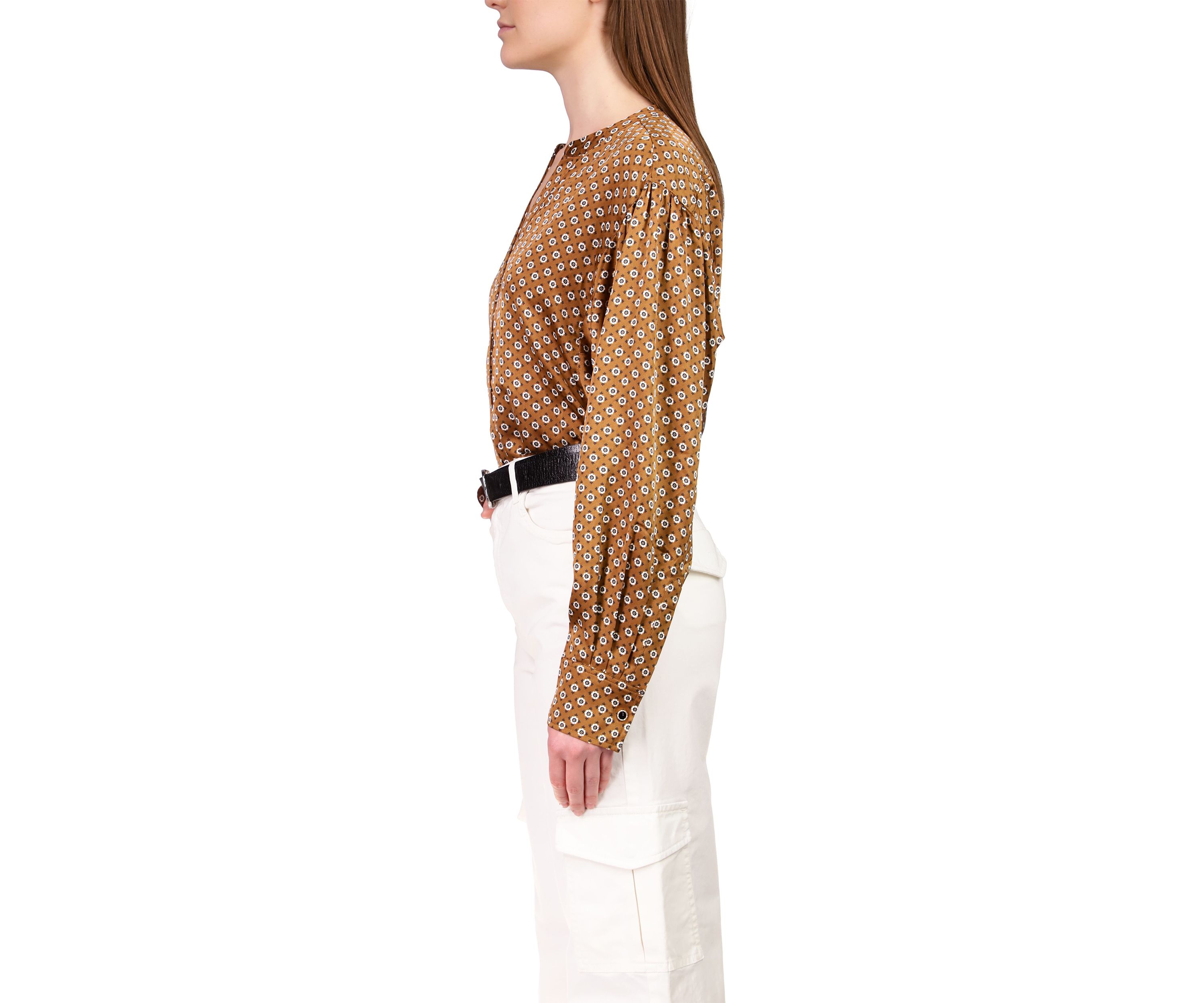 Womens Relaxed Modern Blouse