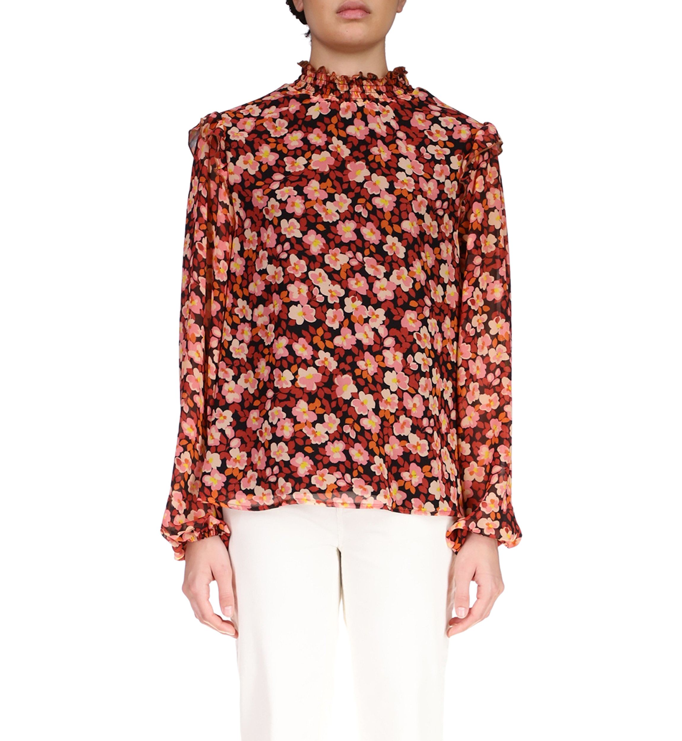 Womens Romance Popover Top