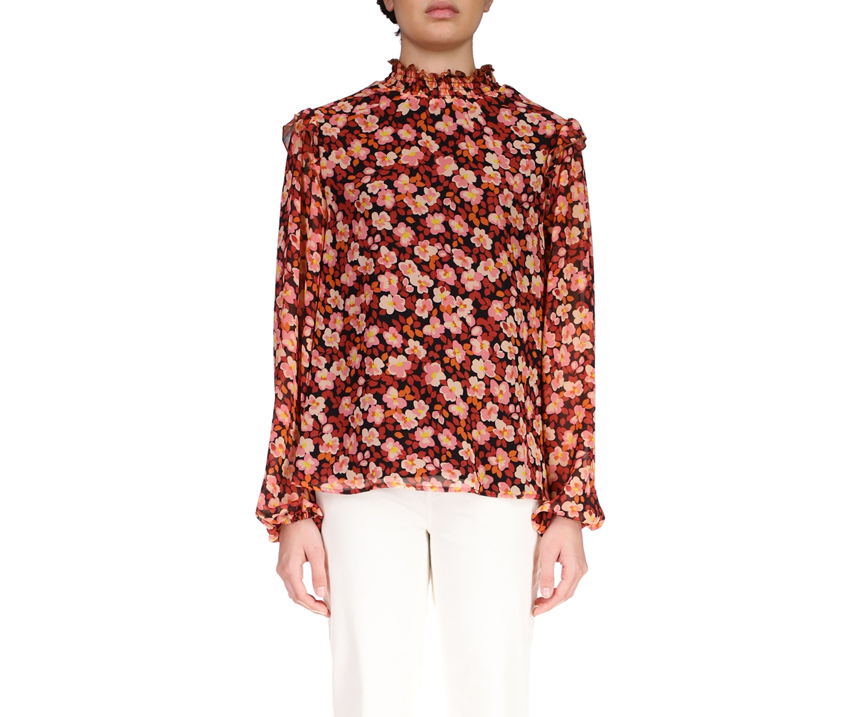 Womens Romance Popover Top