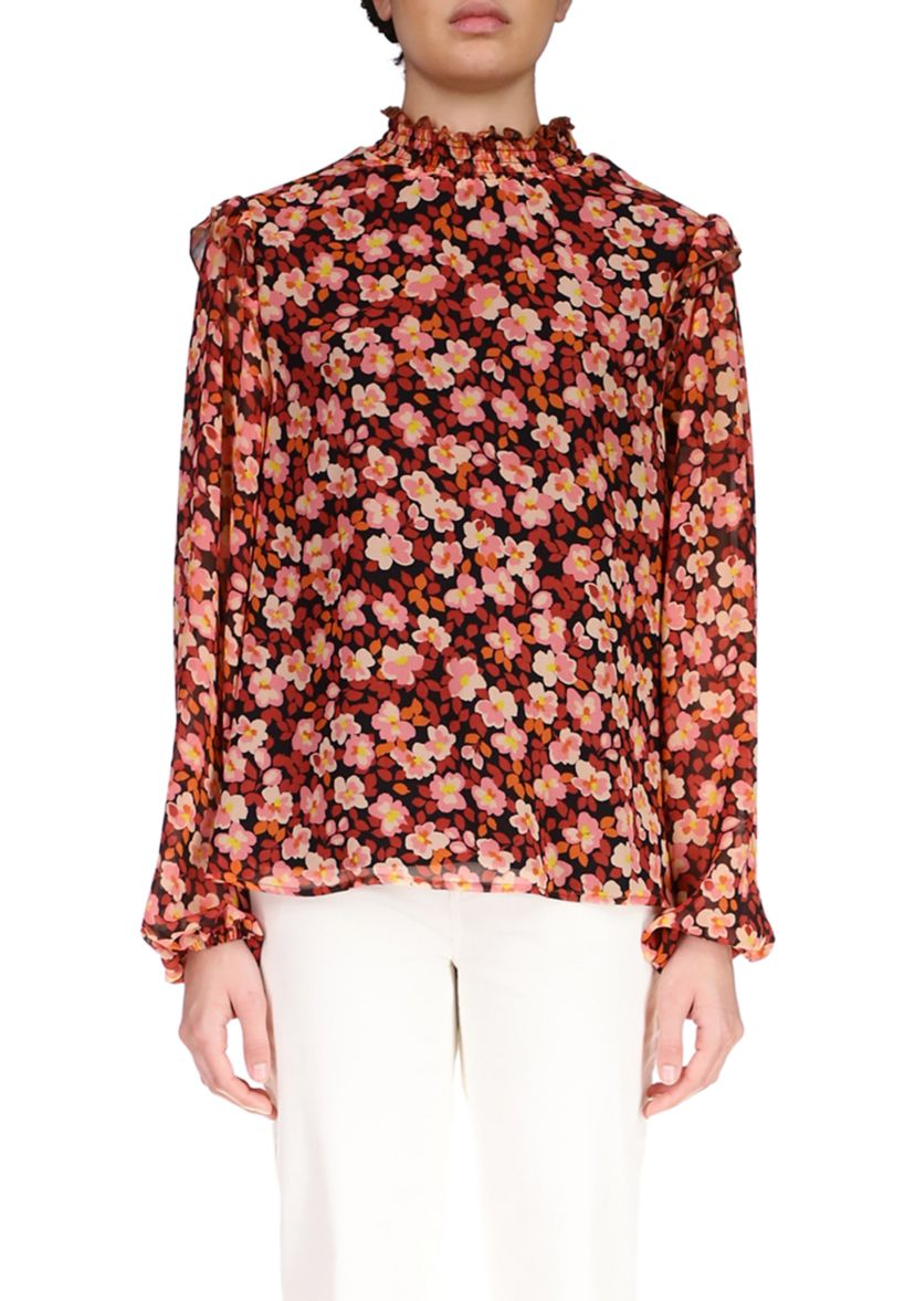 Womens Romance Popover Top