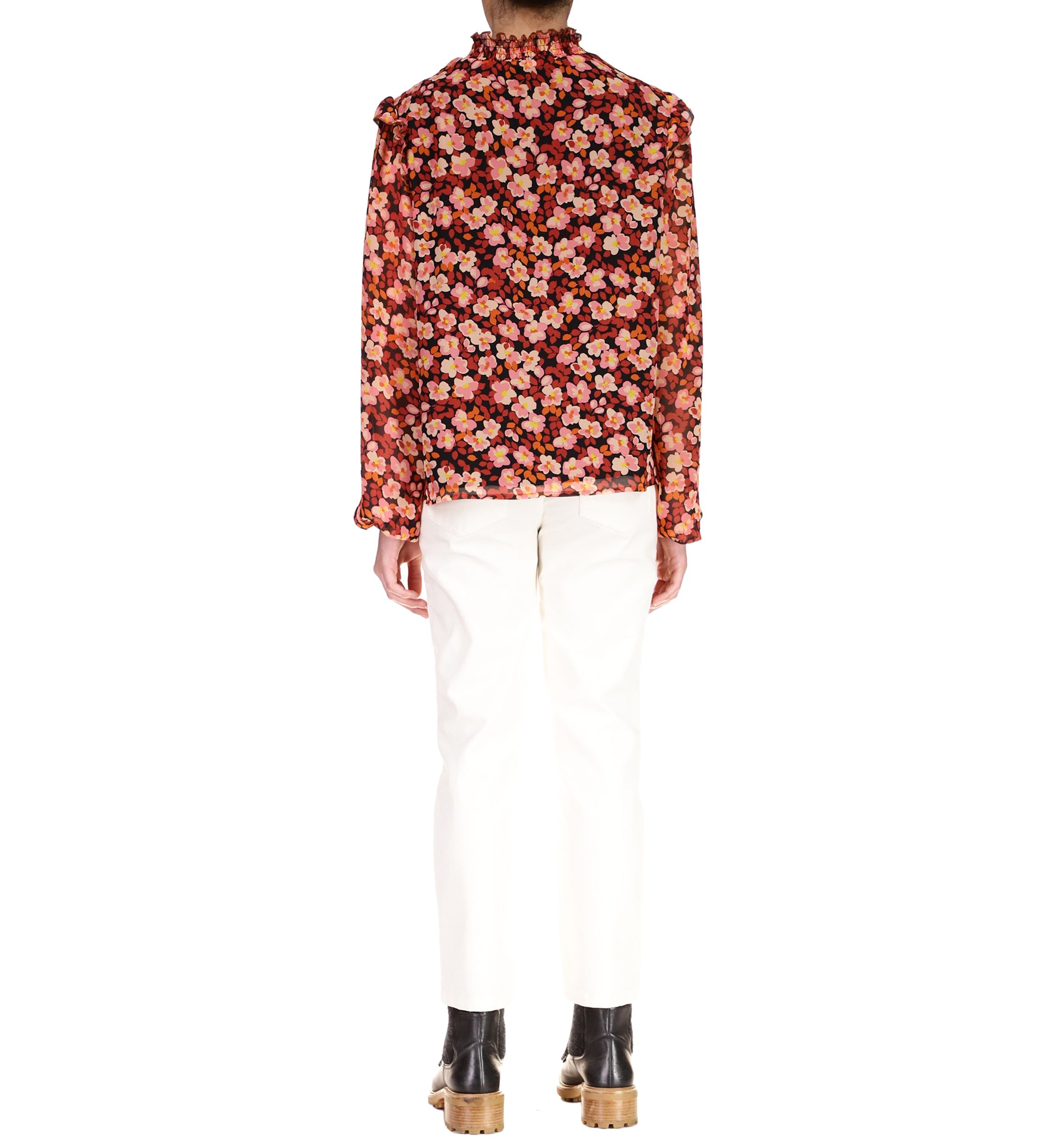 Womens Romance Popover Top