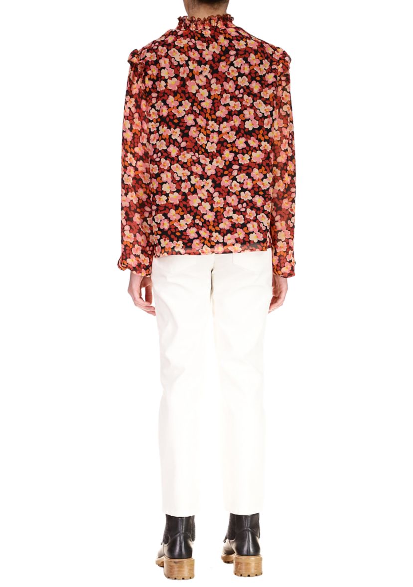 Womens Romance Popover Top