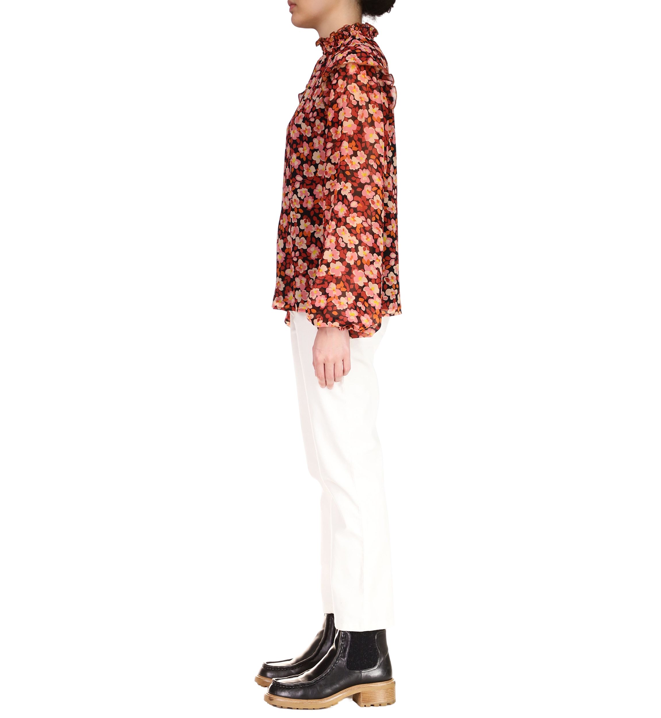 Womens Romance Popover Top