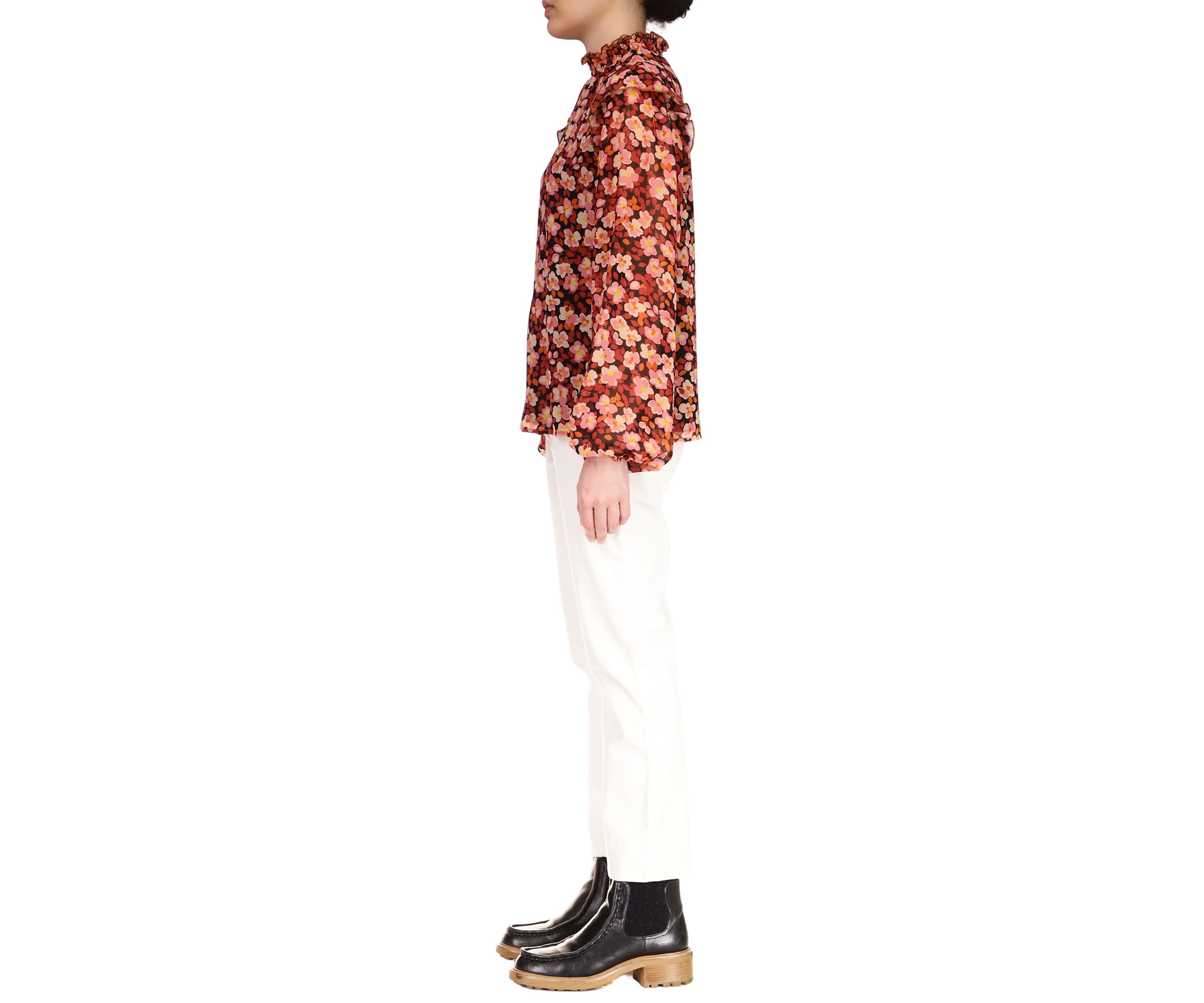 Womens Romance Popover Top