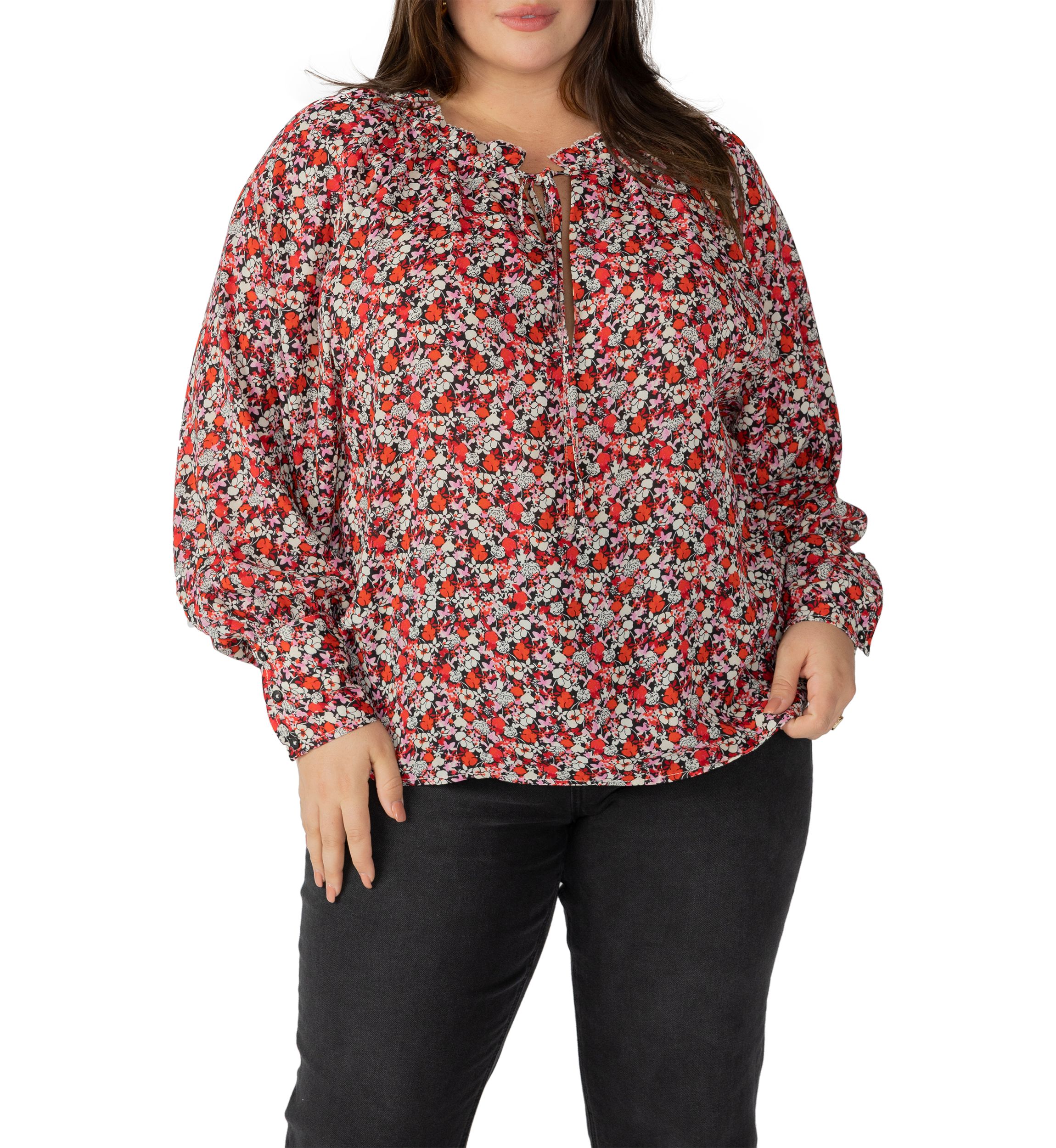 Plus Size Flower Power Top 
