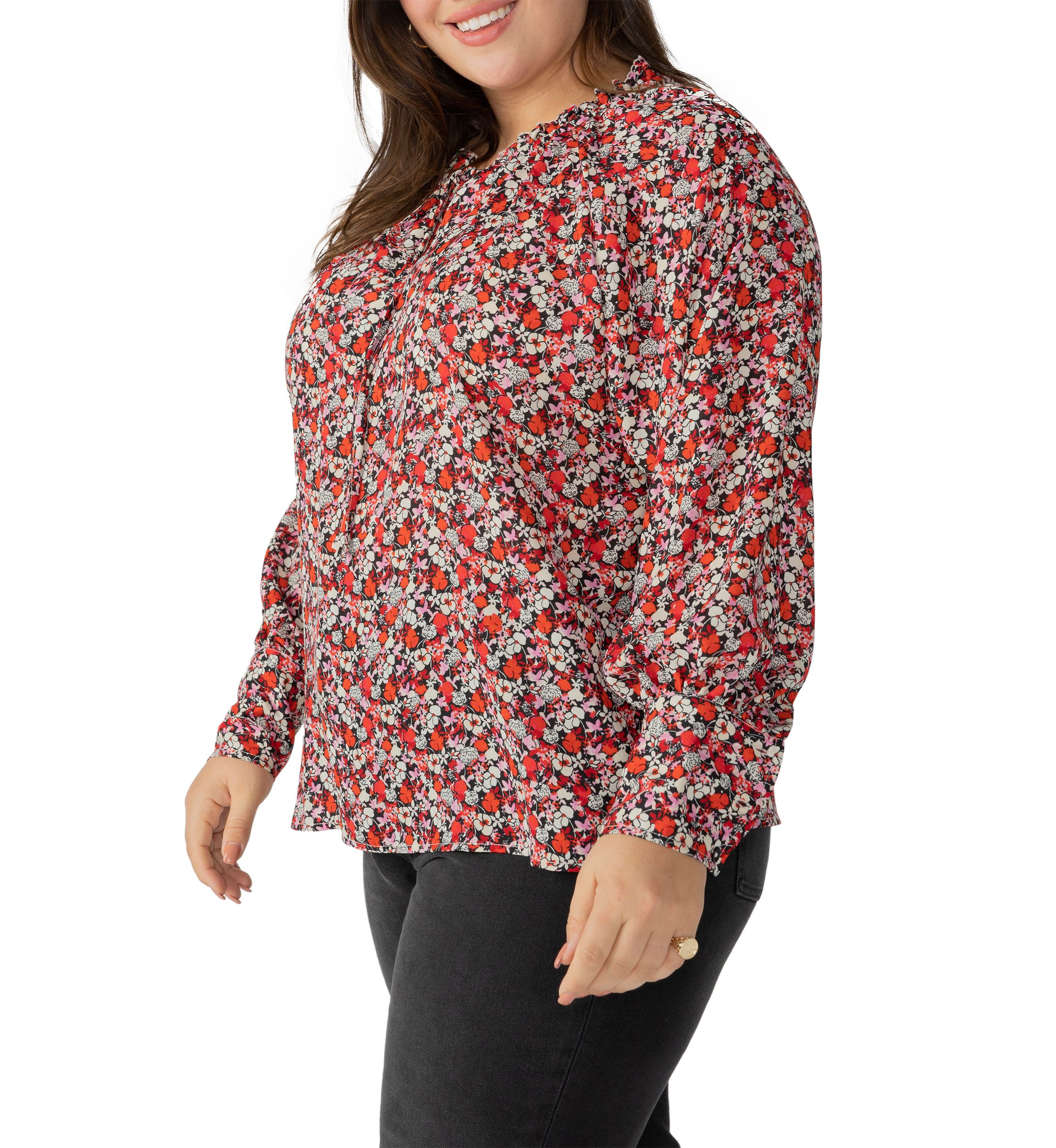 Plus Size Flower Power Top 