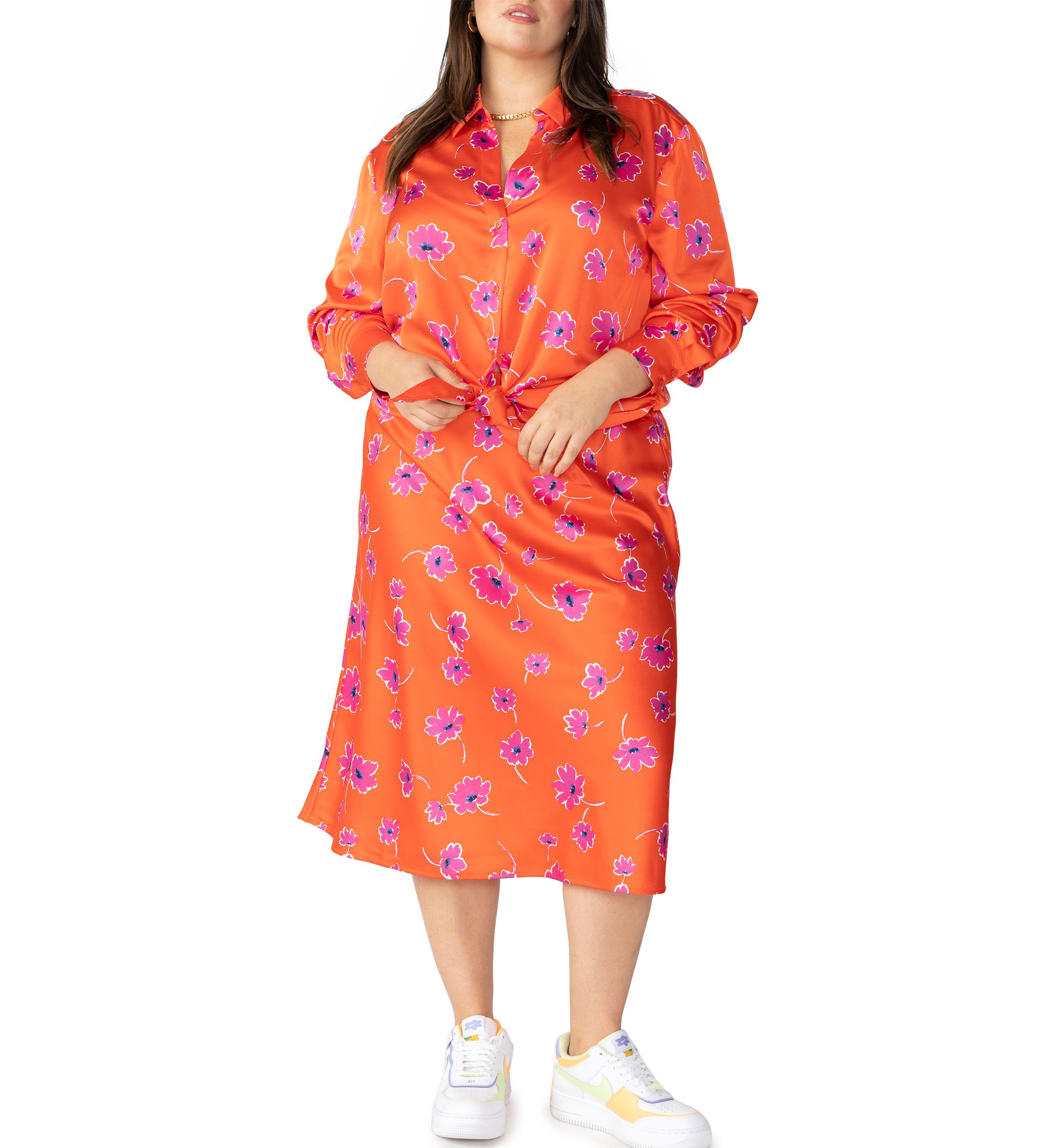 Plus Size Lover Tie Shirt 