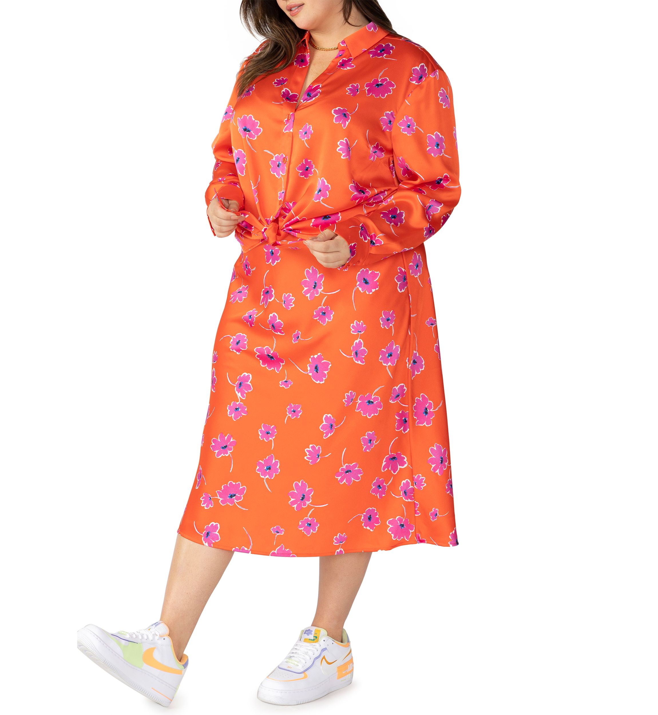 Plus Size Lover Tie Shirt 