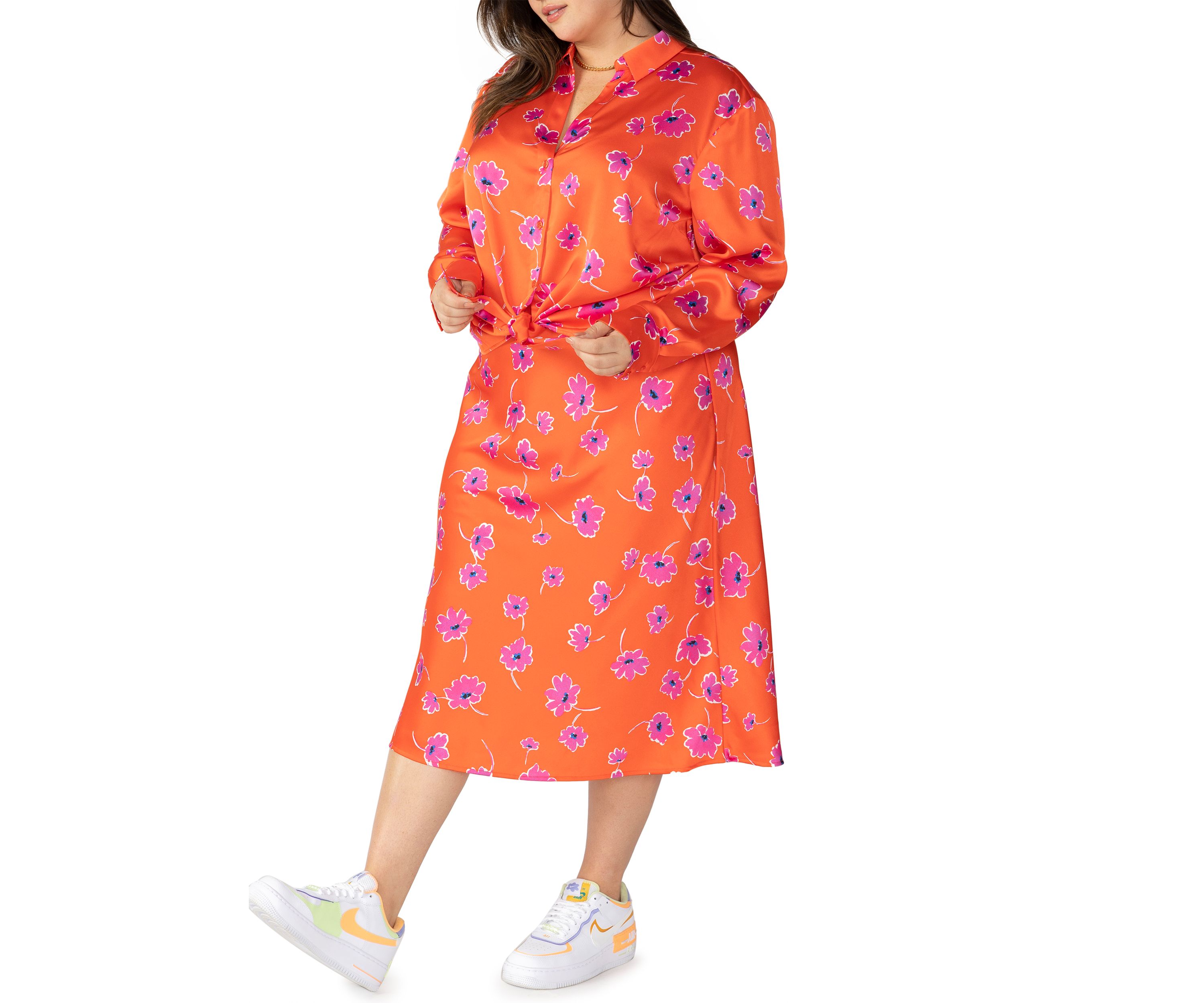 Plus Size Lover Tie Shirt 