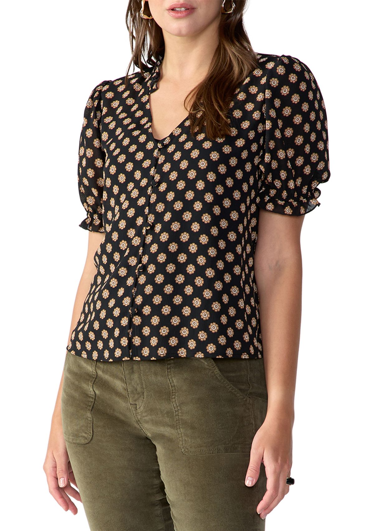Womens Fall Into You Blouse