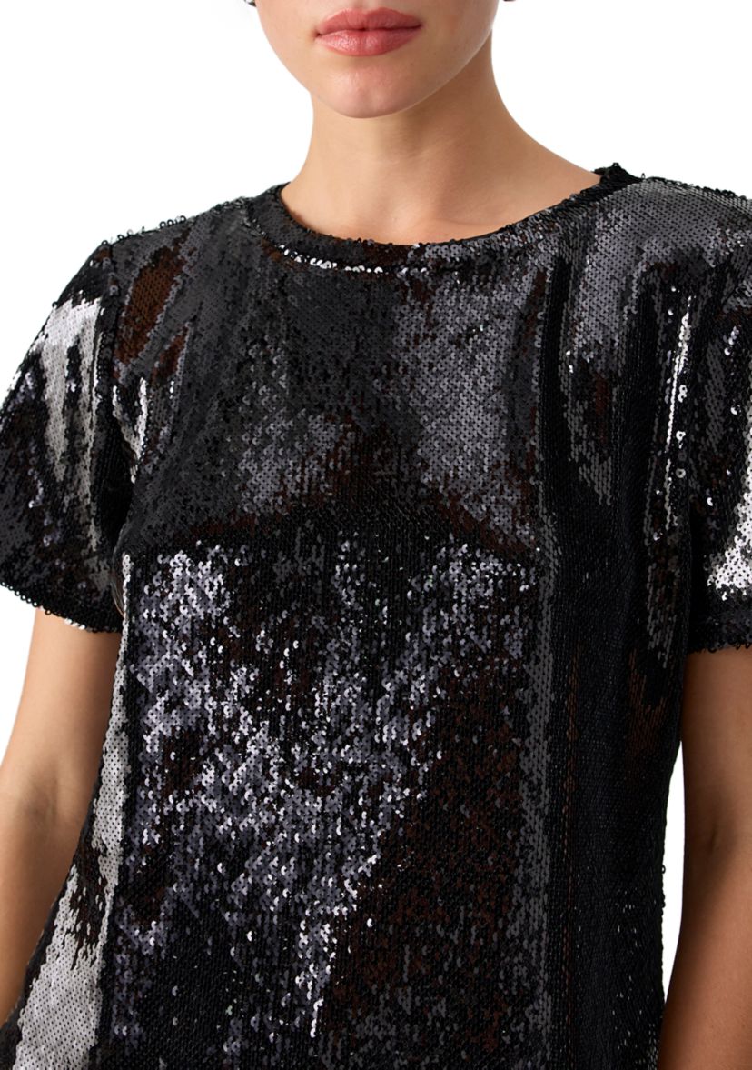 Womens Perfect Sequin T-Shirt