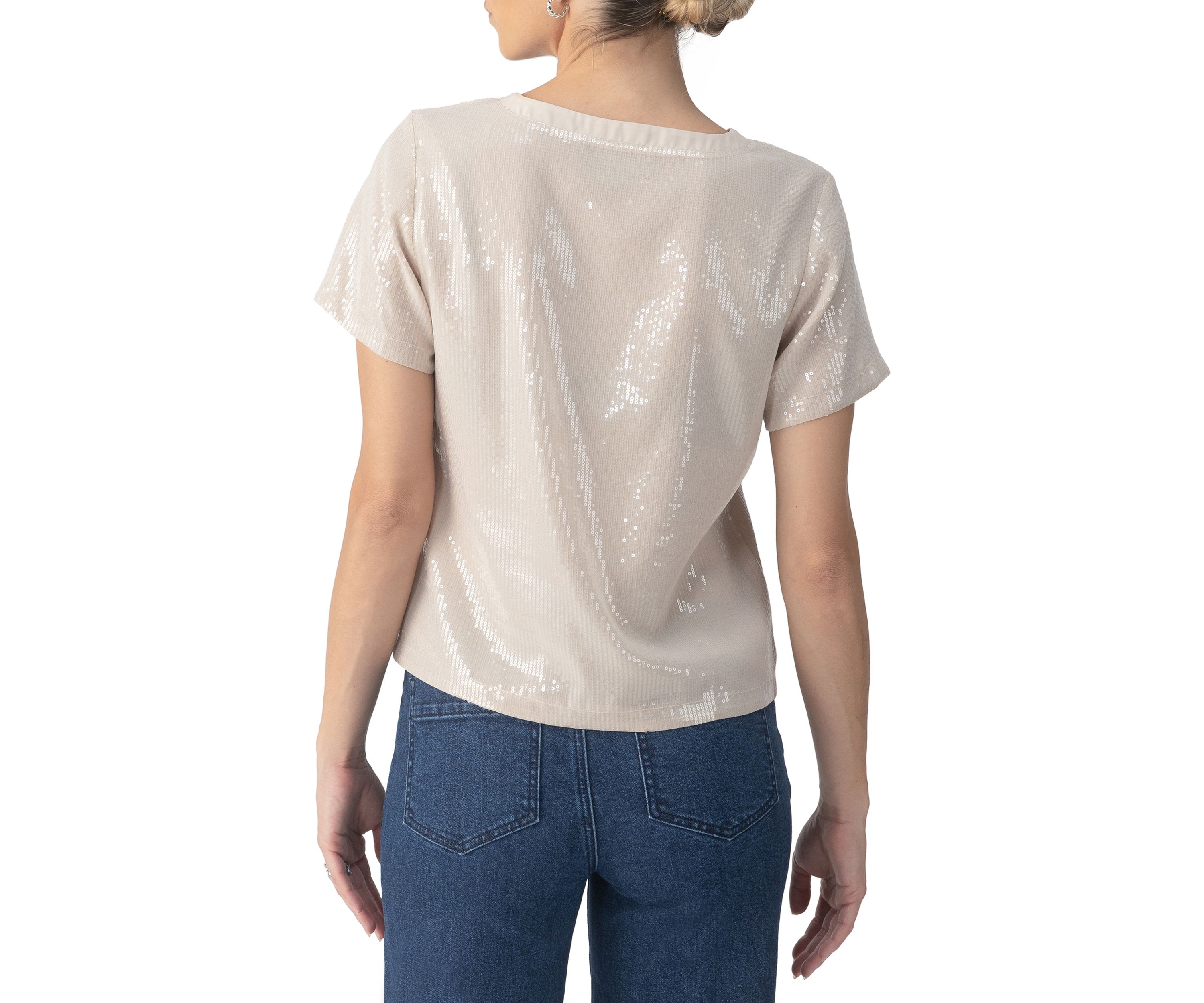 Womens Perfect Sequin T-Shirt