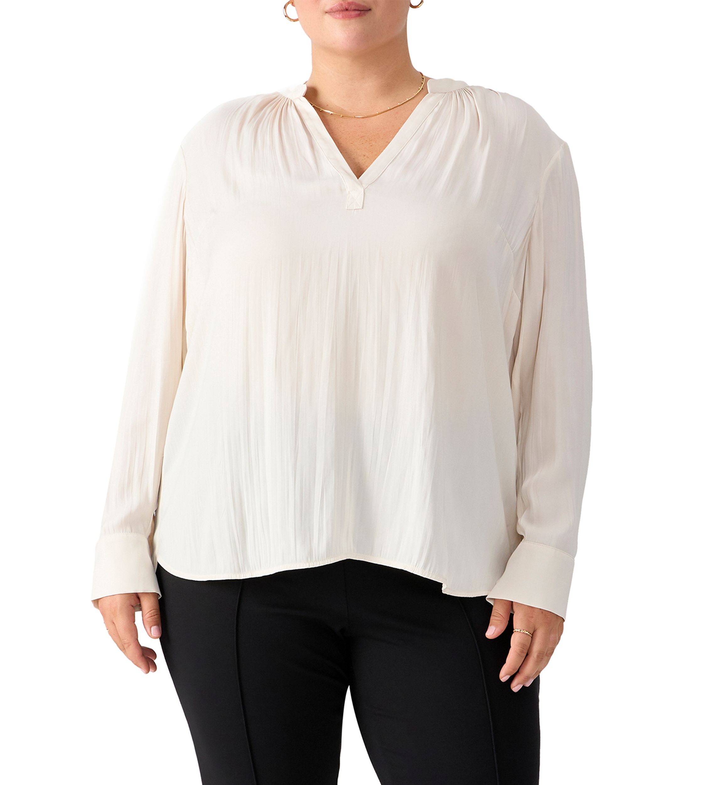 Plus Size Lizzie Satin Tunic