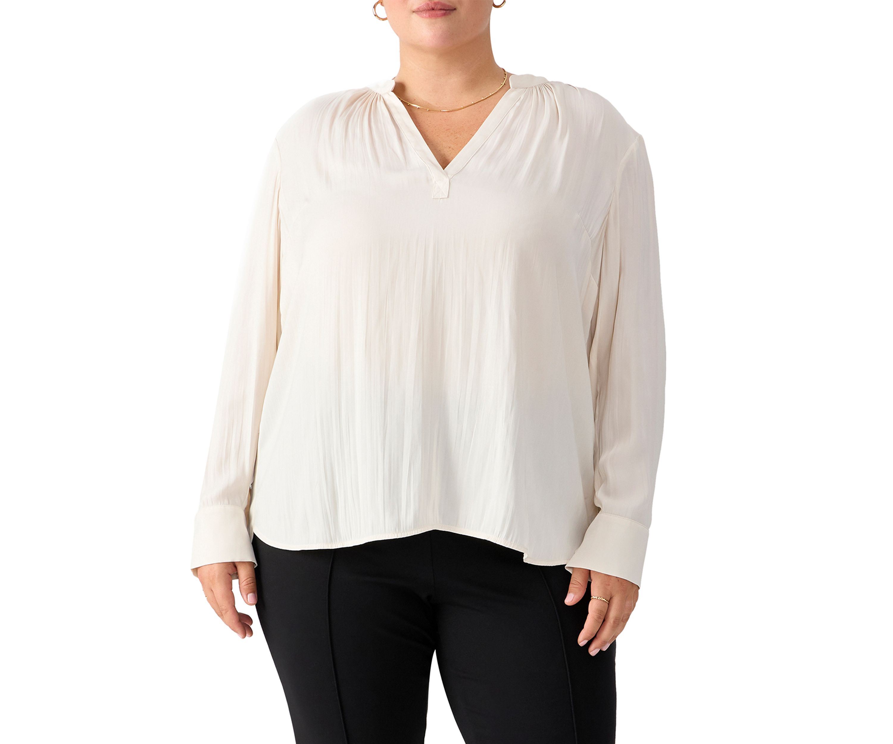 Plus Size Lizzie Satin Tunic