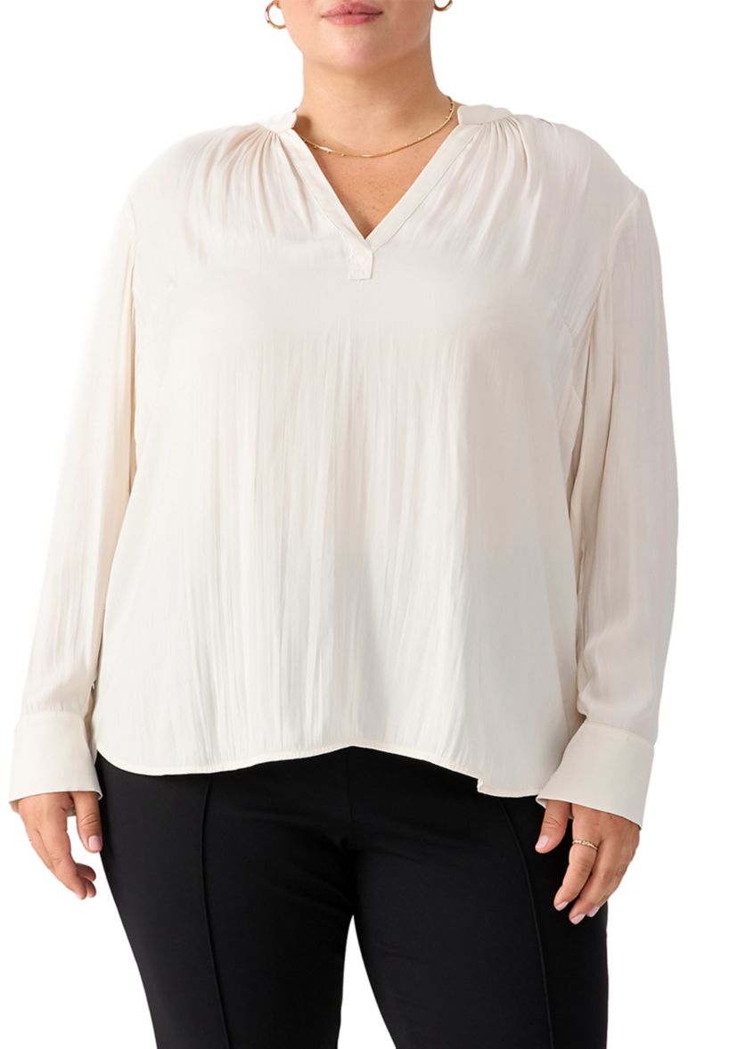 Plus Size Lizzie Satin Tunic