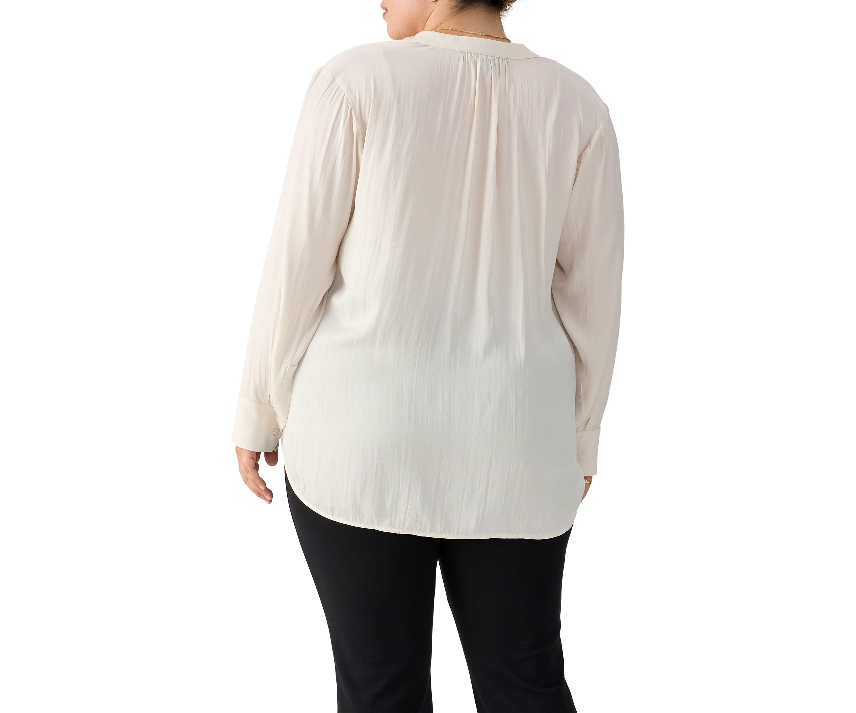 Plus Size Lizzie Satin Tunic