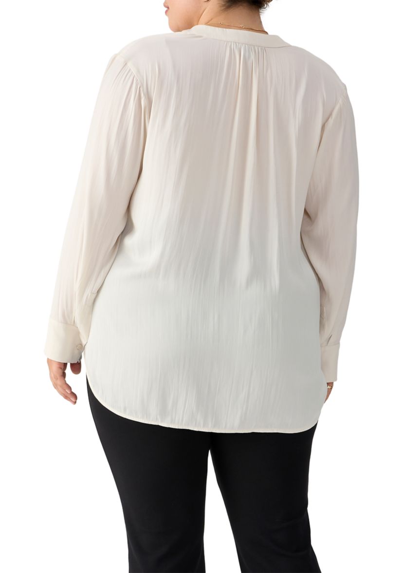 Plus Size Lizzie Satin Tunic