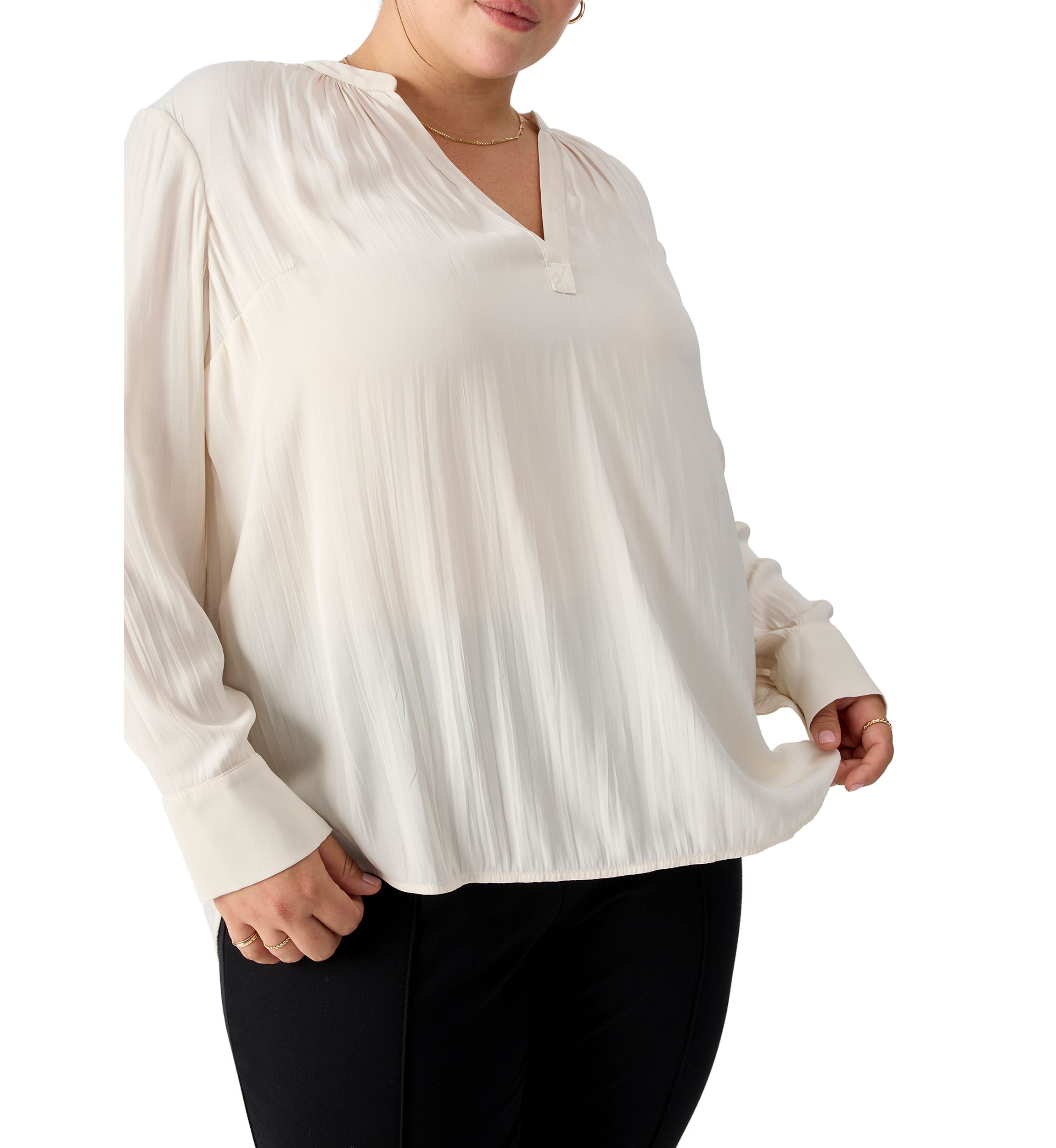 Plus Size Lizzie Satin Tunic