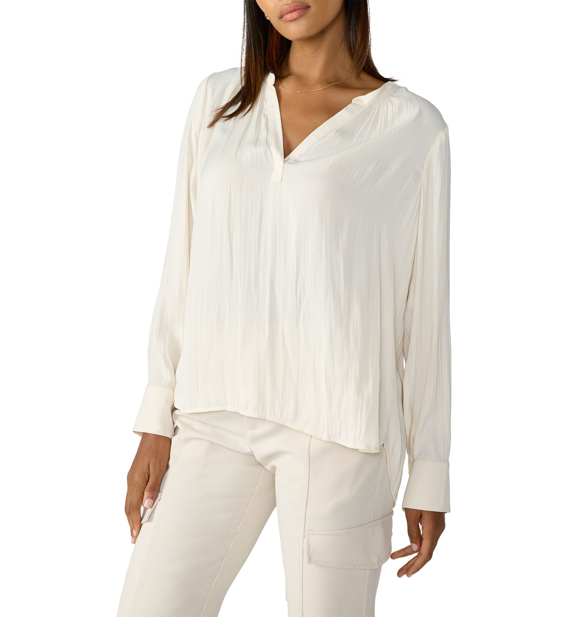Womens Lizzie Sateen Tunic Top